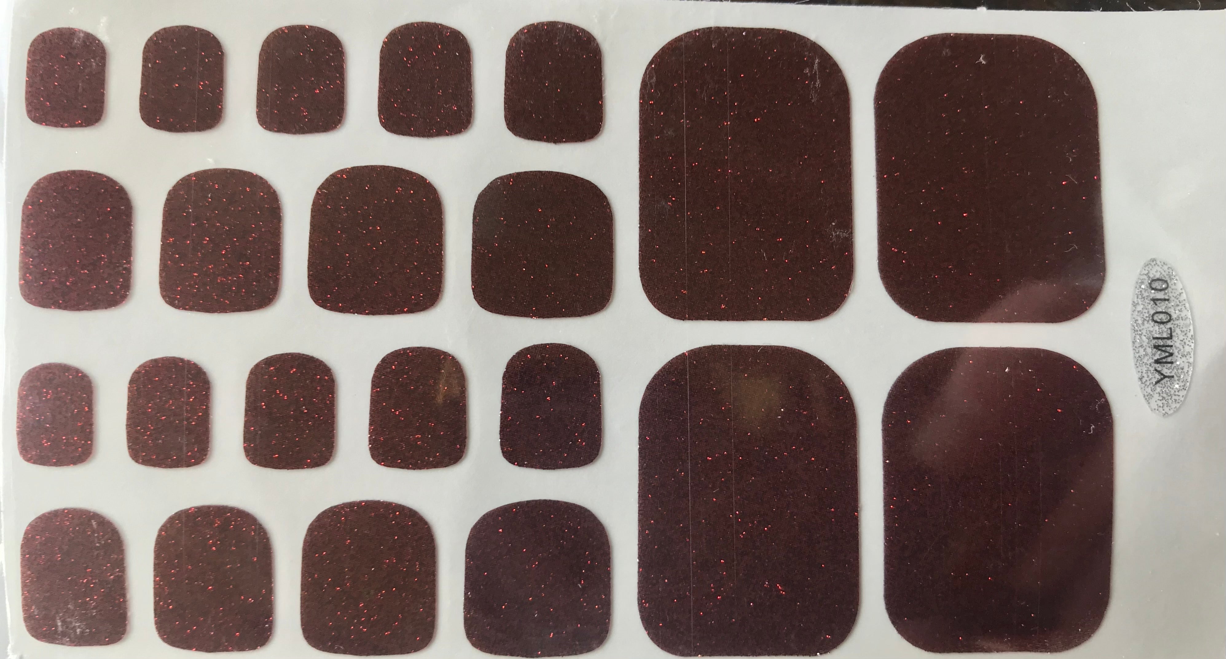 Kids &amp;amp; Toes - Wine Glitter