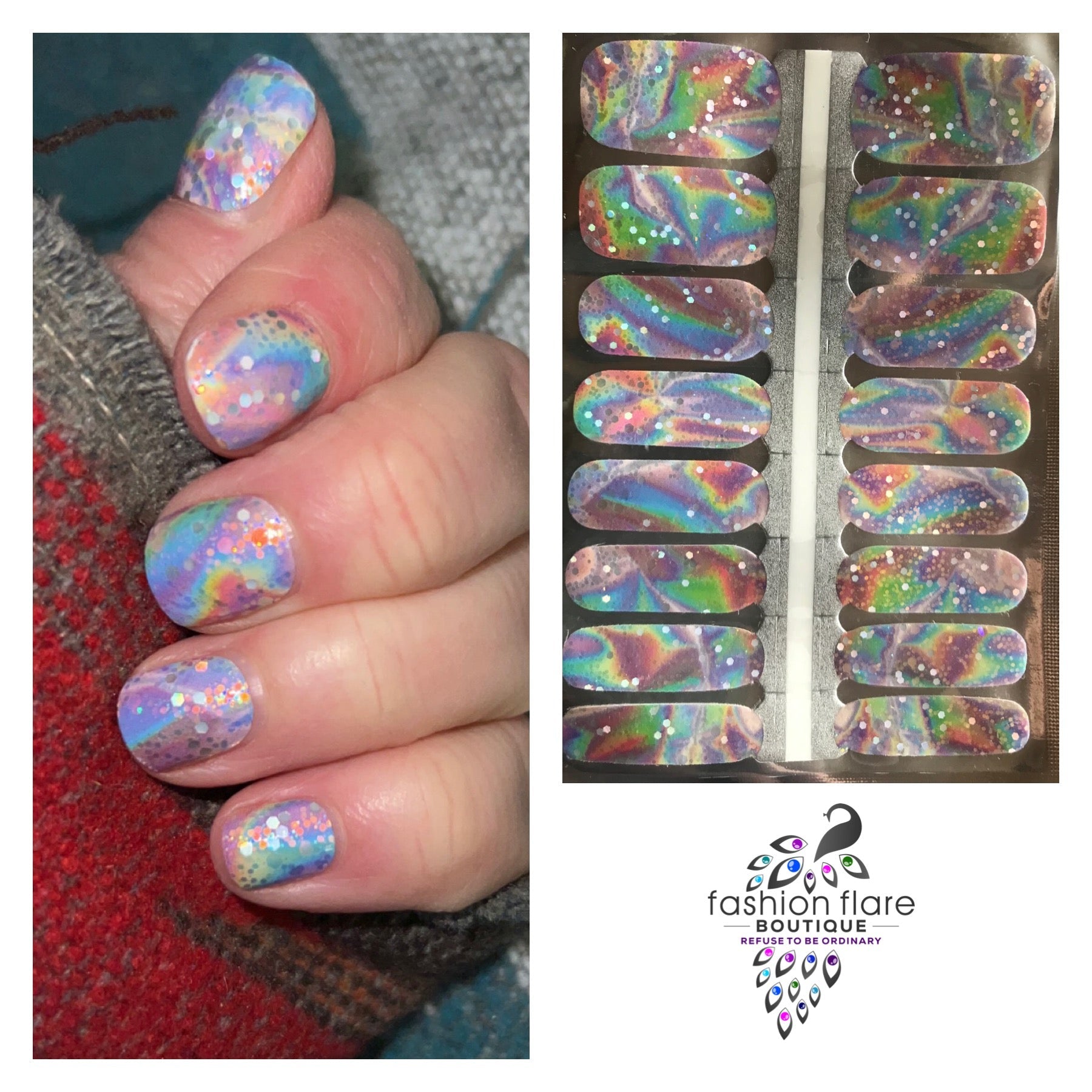 Marbled Confetti Holo