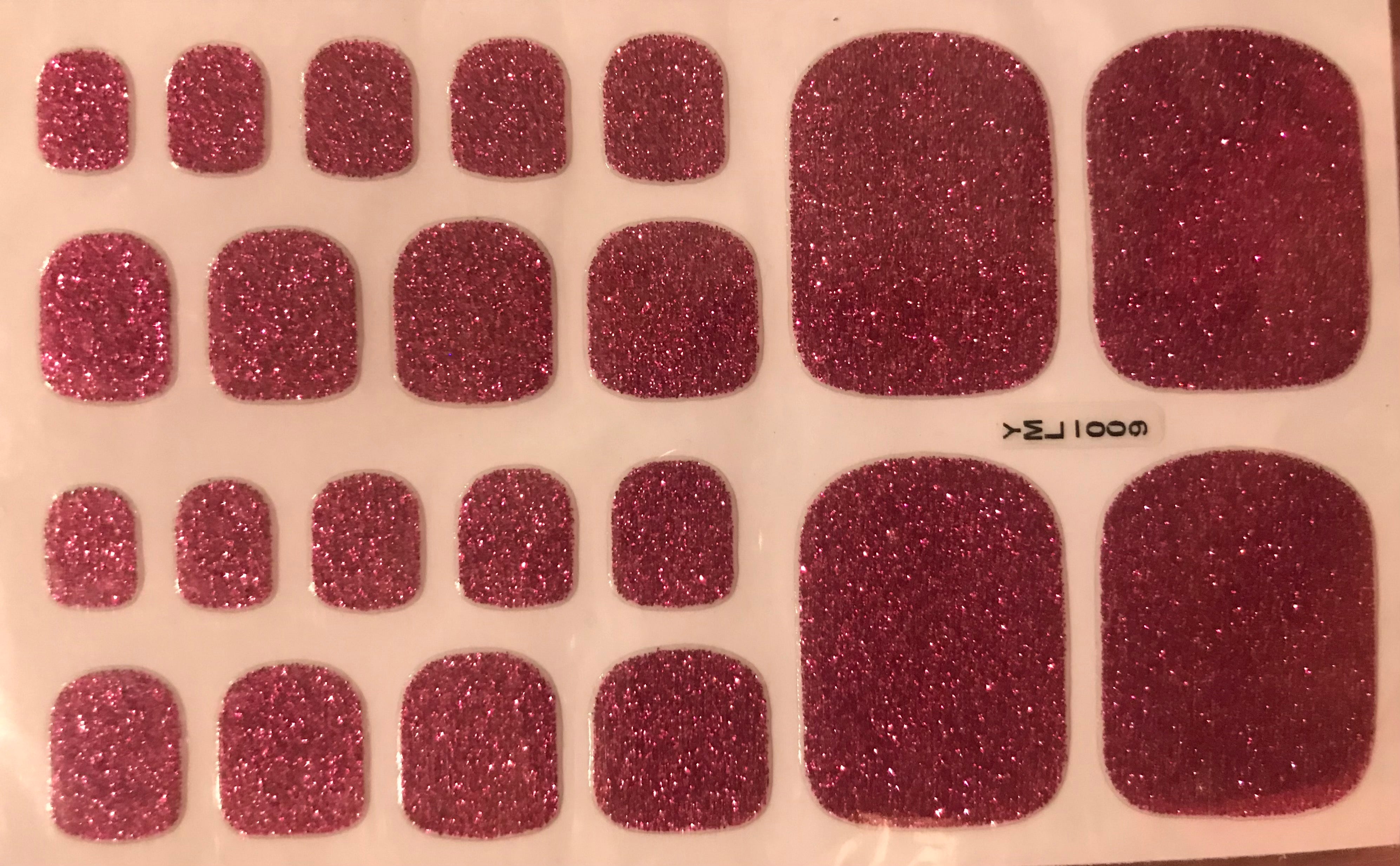 Kids &amp;amp; Toes - Raspberry Glitter