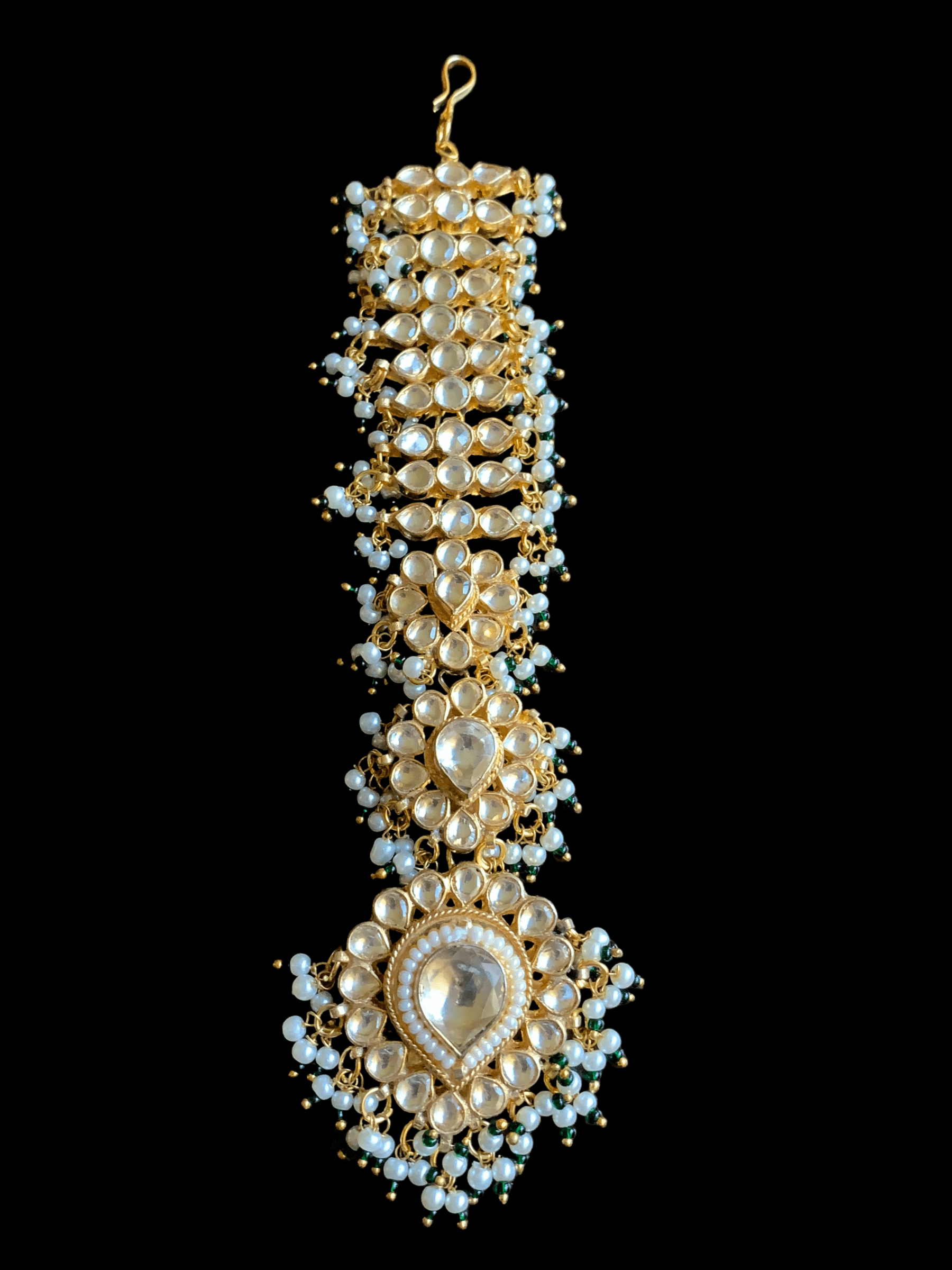 DJTK35 pachi kundan tika ( READY TO SHIP)