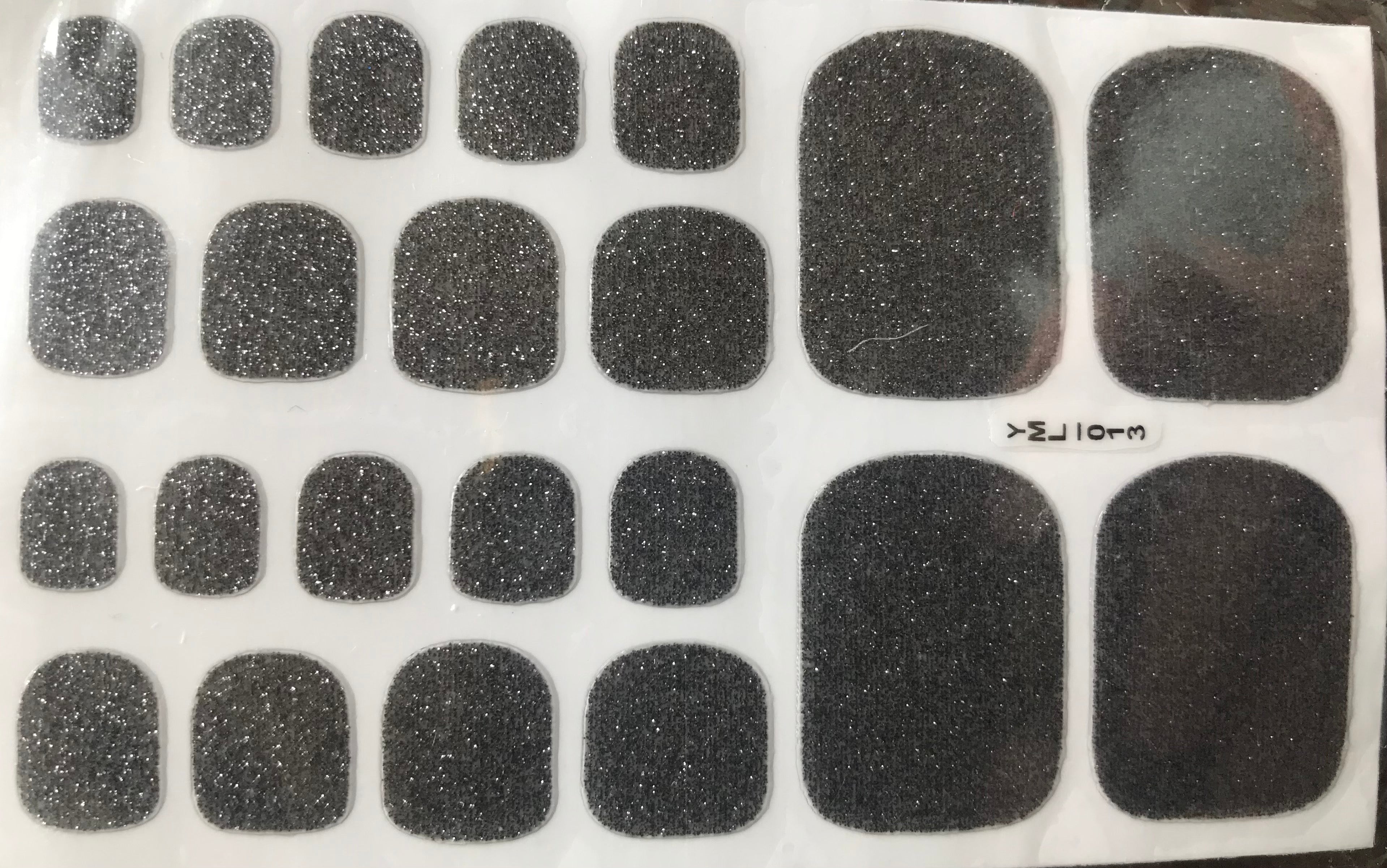 Kids &amp;amp; Toes - Gun Metal Glitter