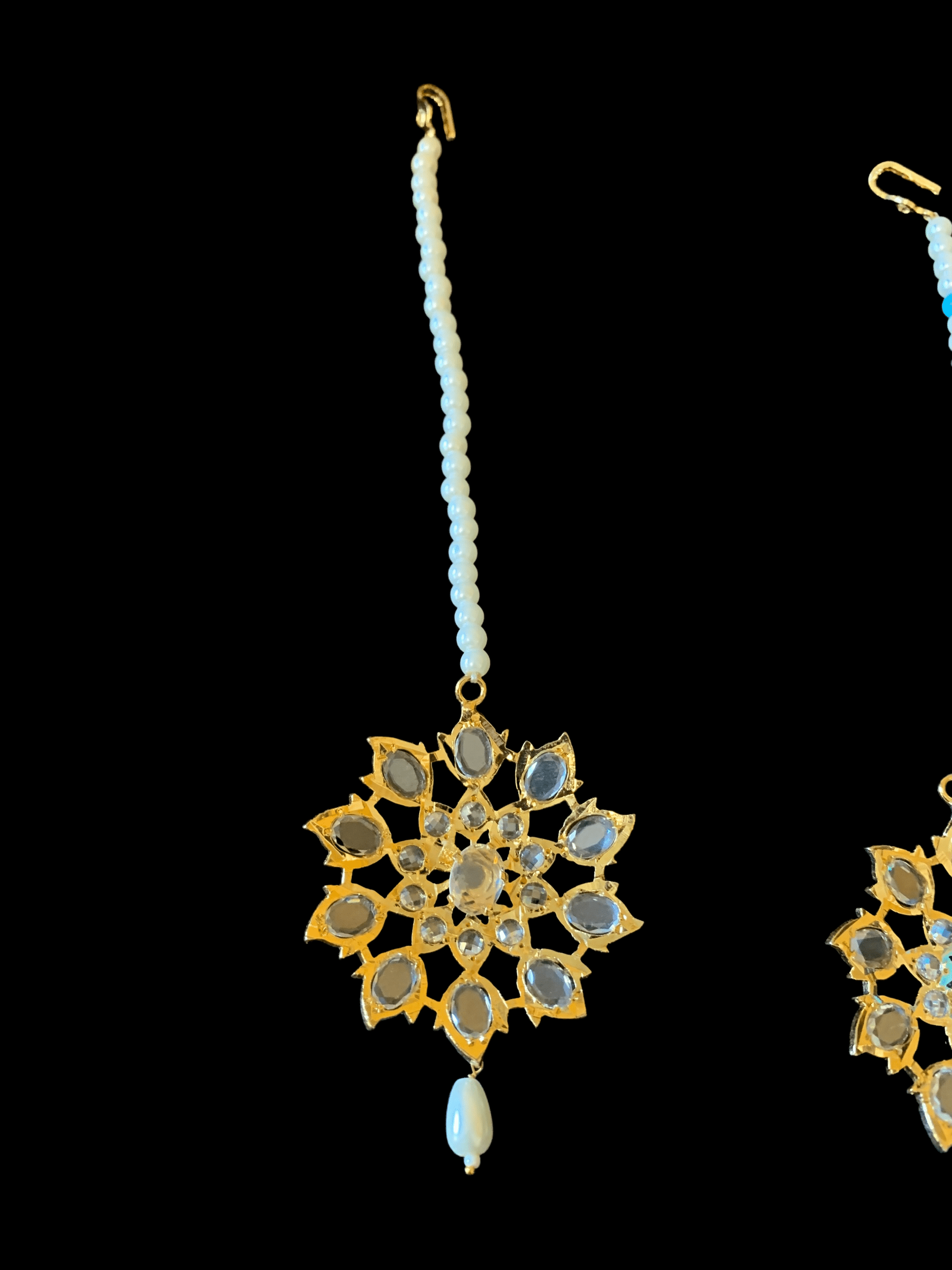 DJTK72  Romesa tika ( pearls  )( READY TO SHIP)