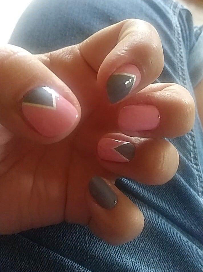 Pink &amp;amp; Grey Geo