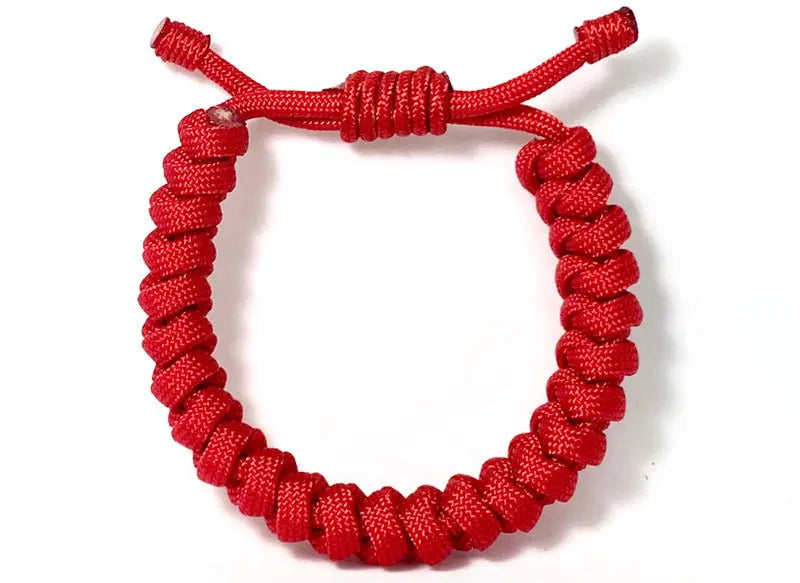 Engineered Lucky Red Rope Bracelet