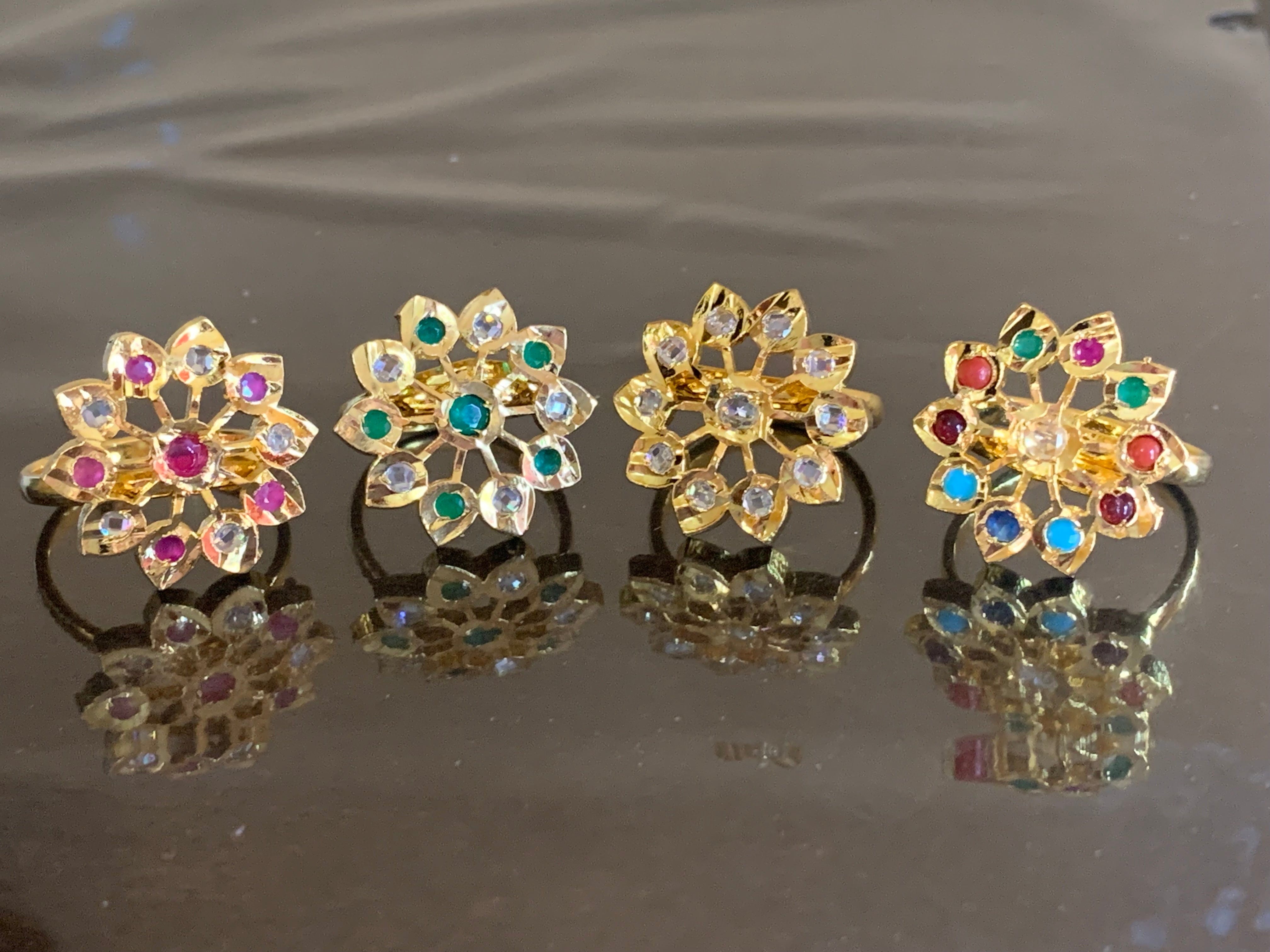 DJR47 Cz polki  ring ( READY TO SHIP)