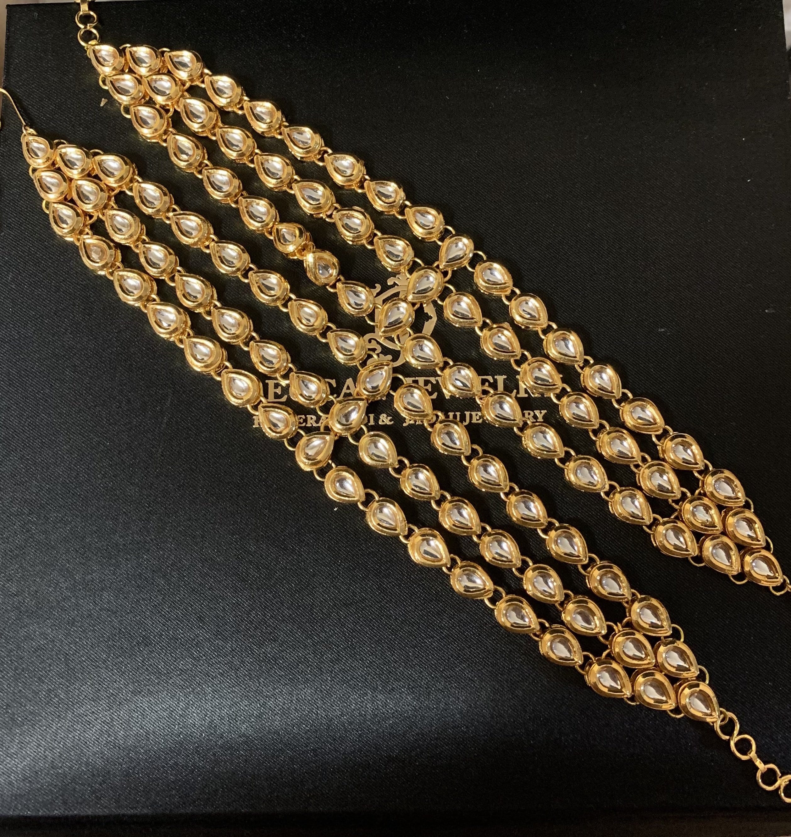 Niyati kundan anklets ( SHIPS IN 2 WEEKS )