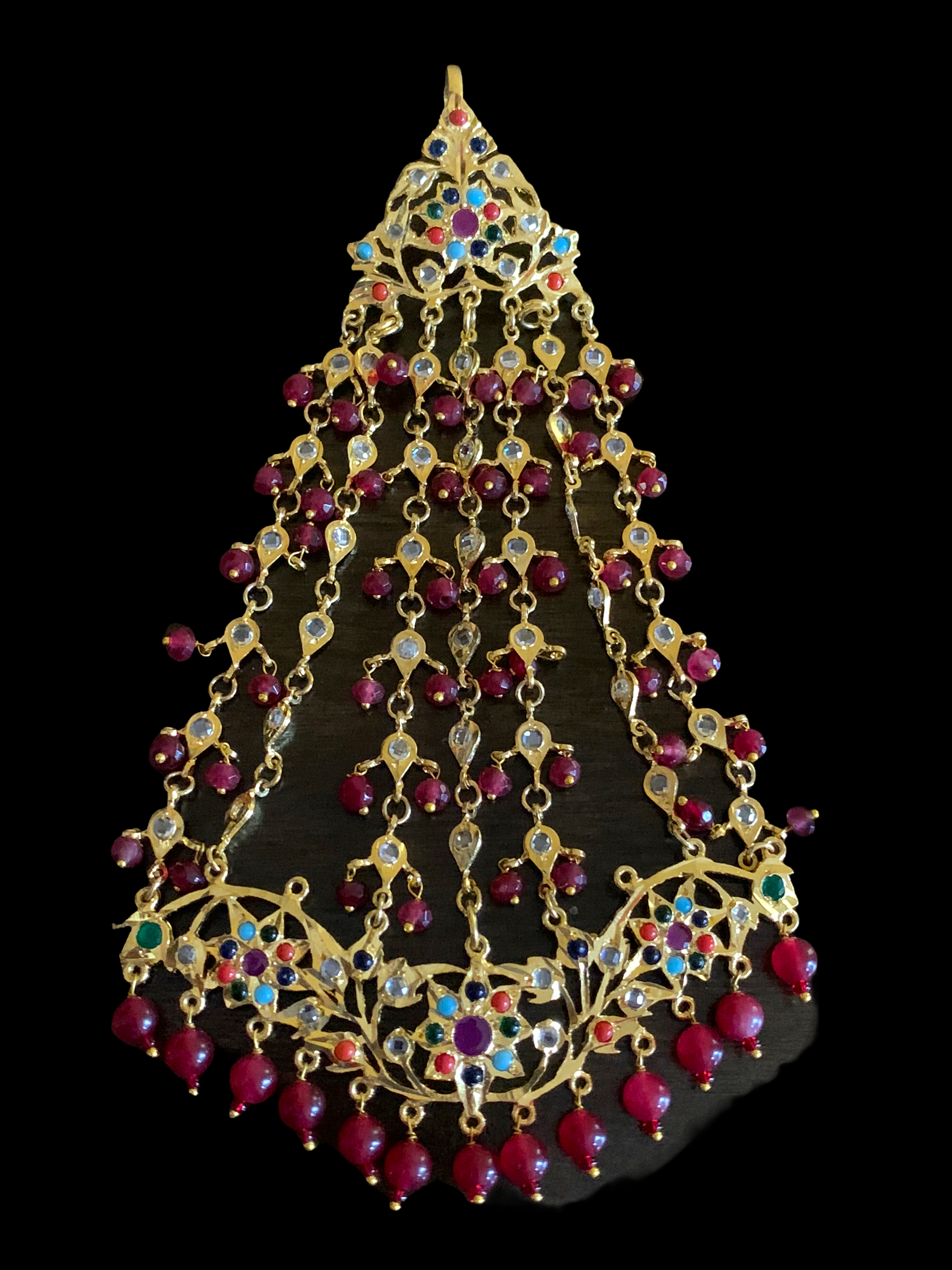 DJHR57 Hira navratan jhoomar ( READY TO SHIP)