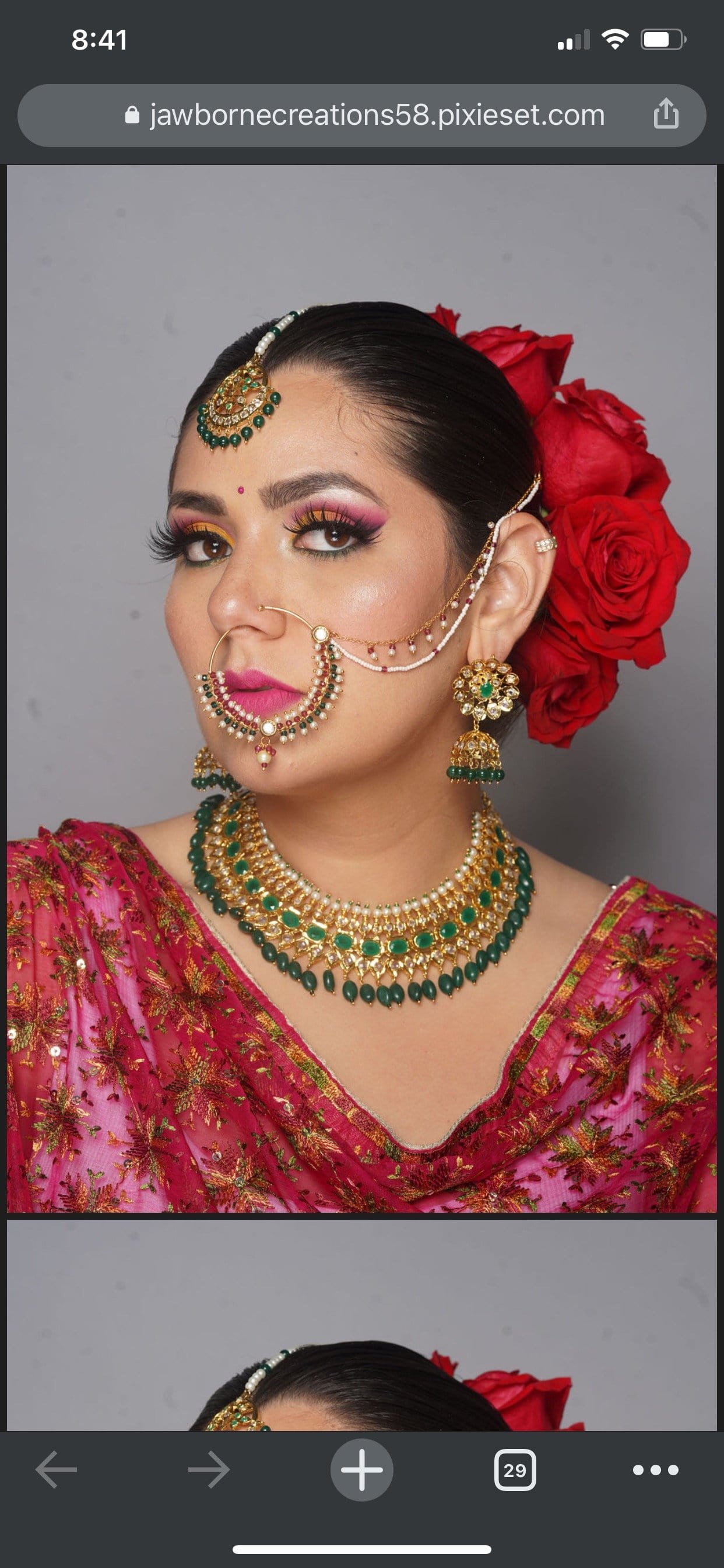 Kundan nosering ( SHIPS IN 2 WEEKS  )