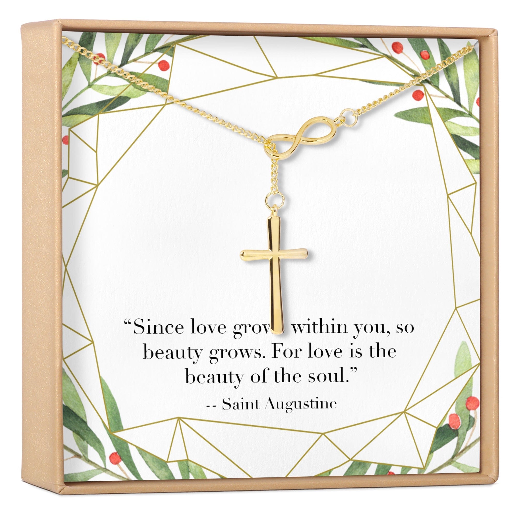 INFINITY CROSS NECKLACE