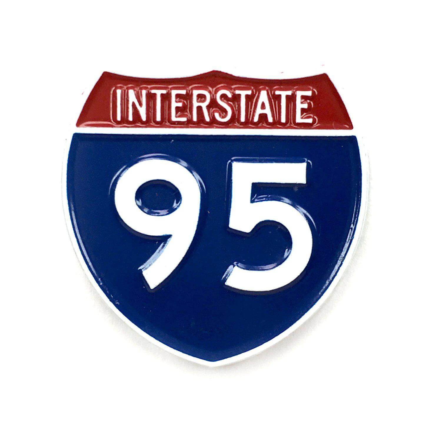 Interstate 95 Pin