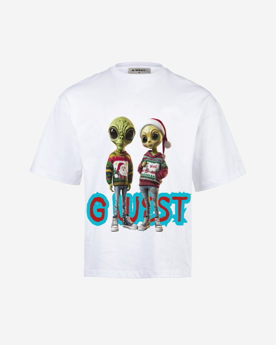 Interstellar Christmas Oversized  Tshirt