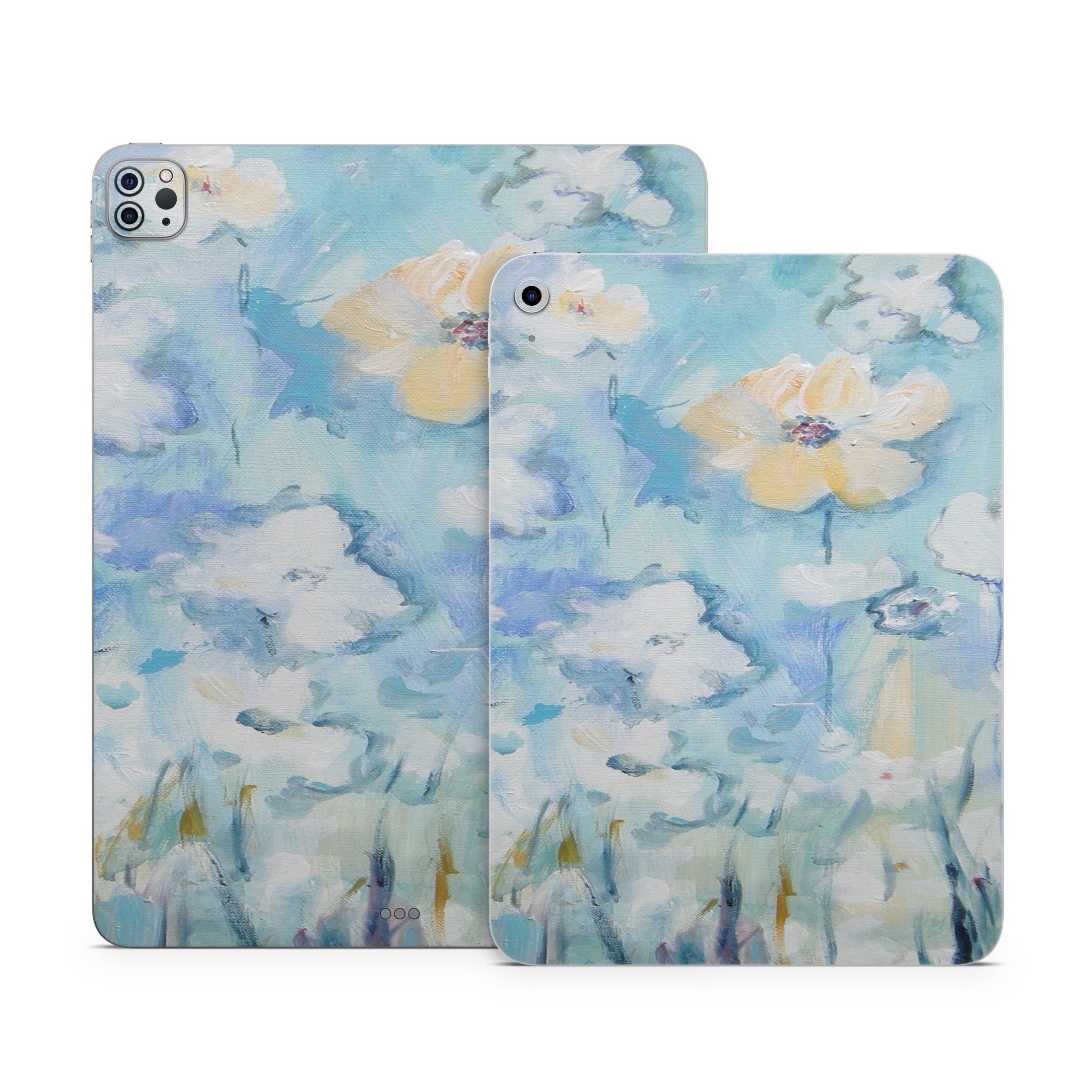 White &amp;amp; Blue - Apple iPad Skin