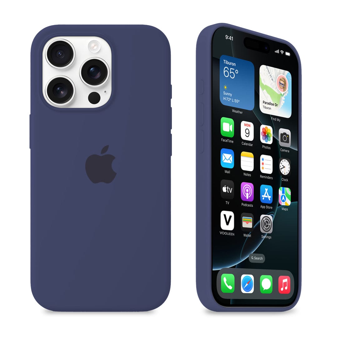 iPhone Silicone Case (Midnight Blue)