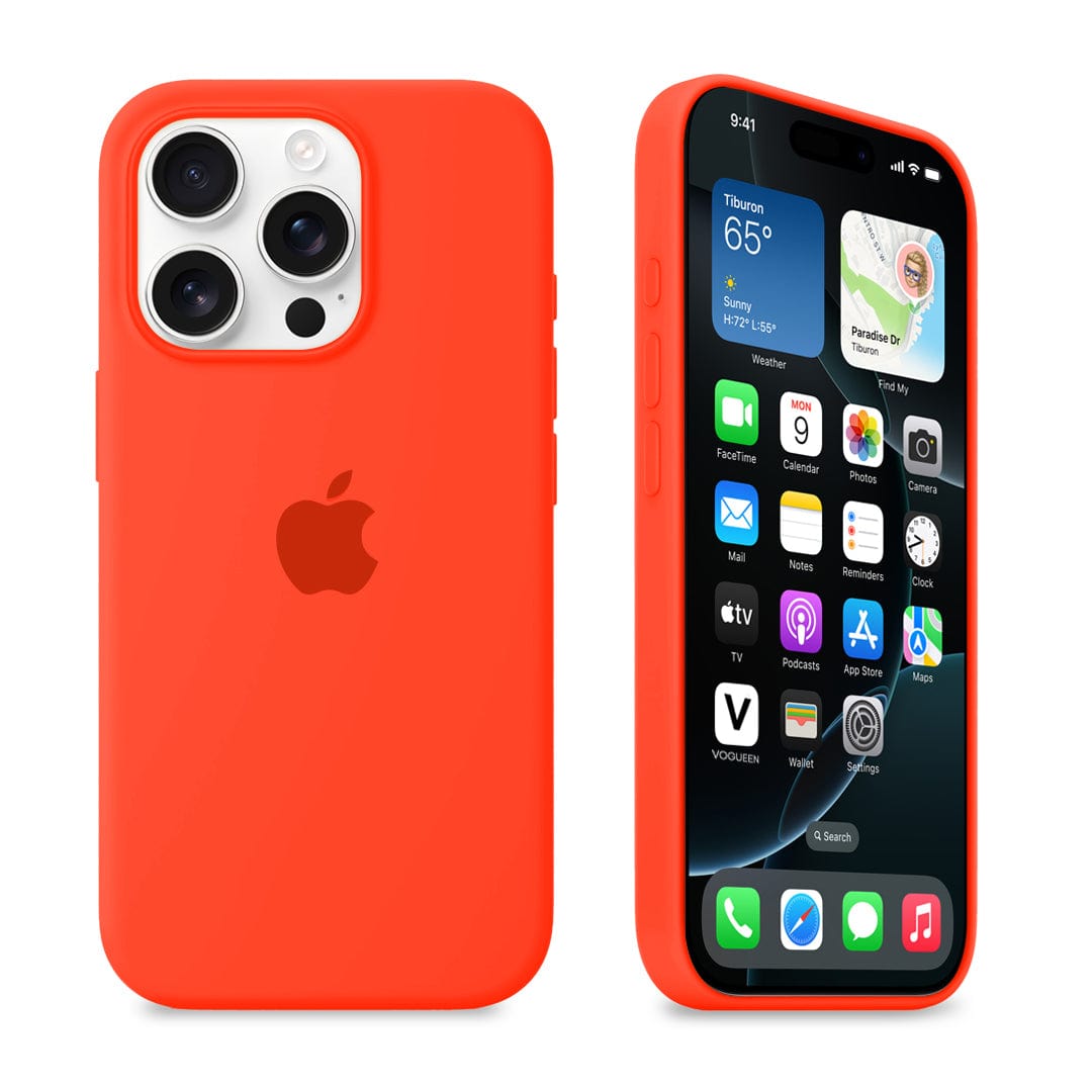 iPhone Silicone Case (Orange)