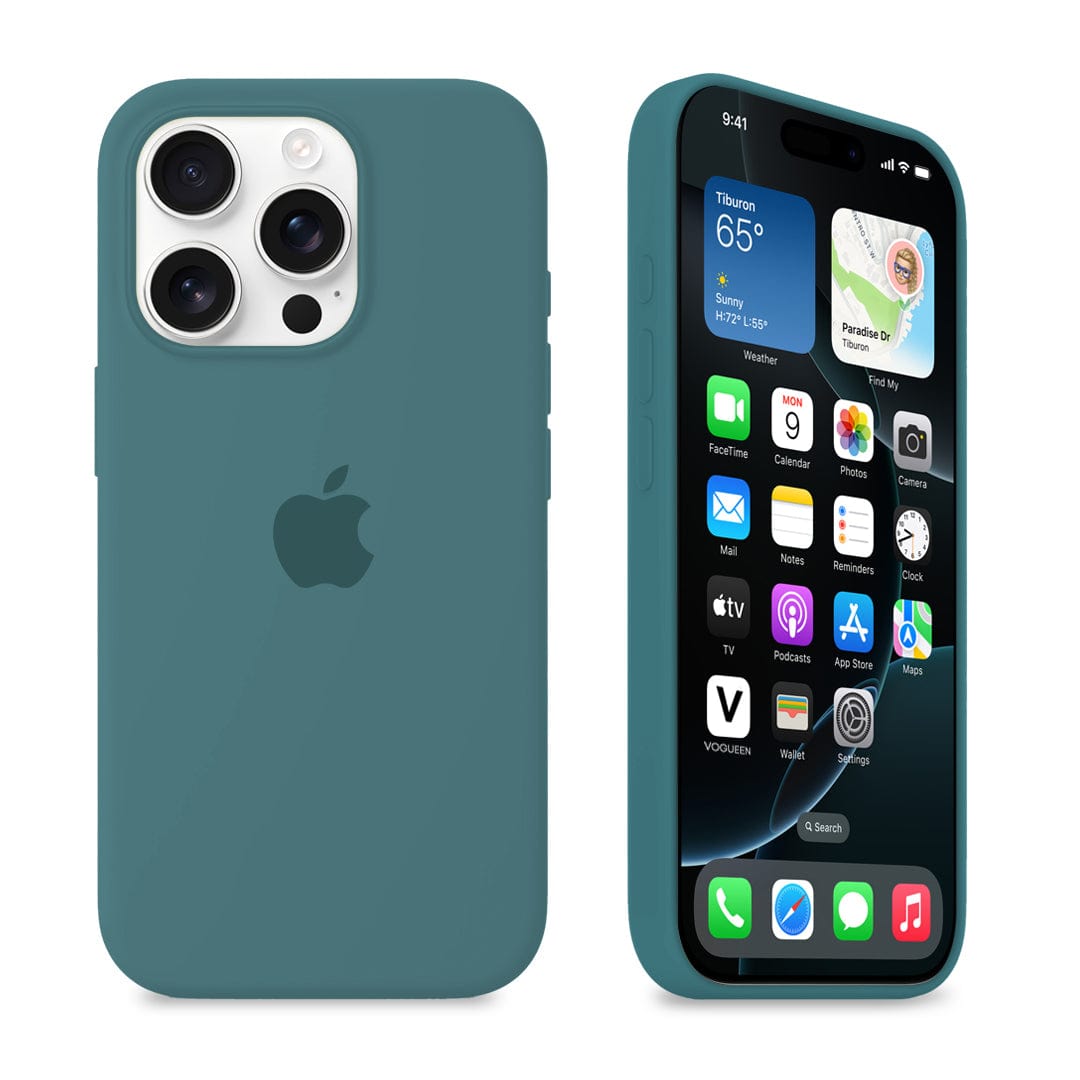 iPhone Silicone Case (Pine Green)