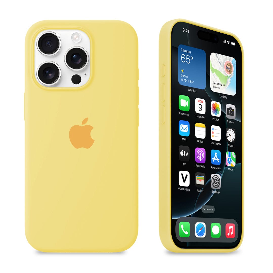 iPhone Silicone Case (Yellow)