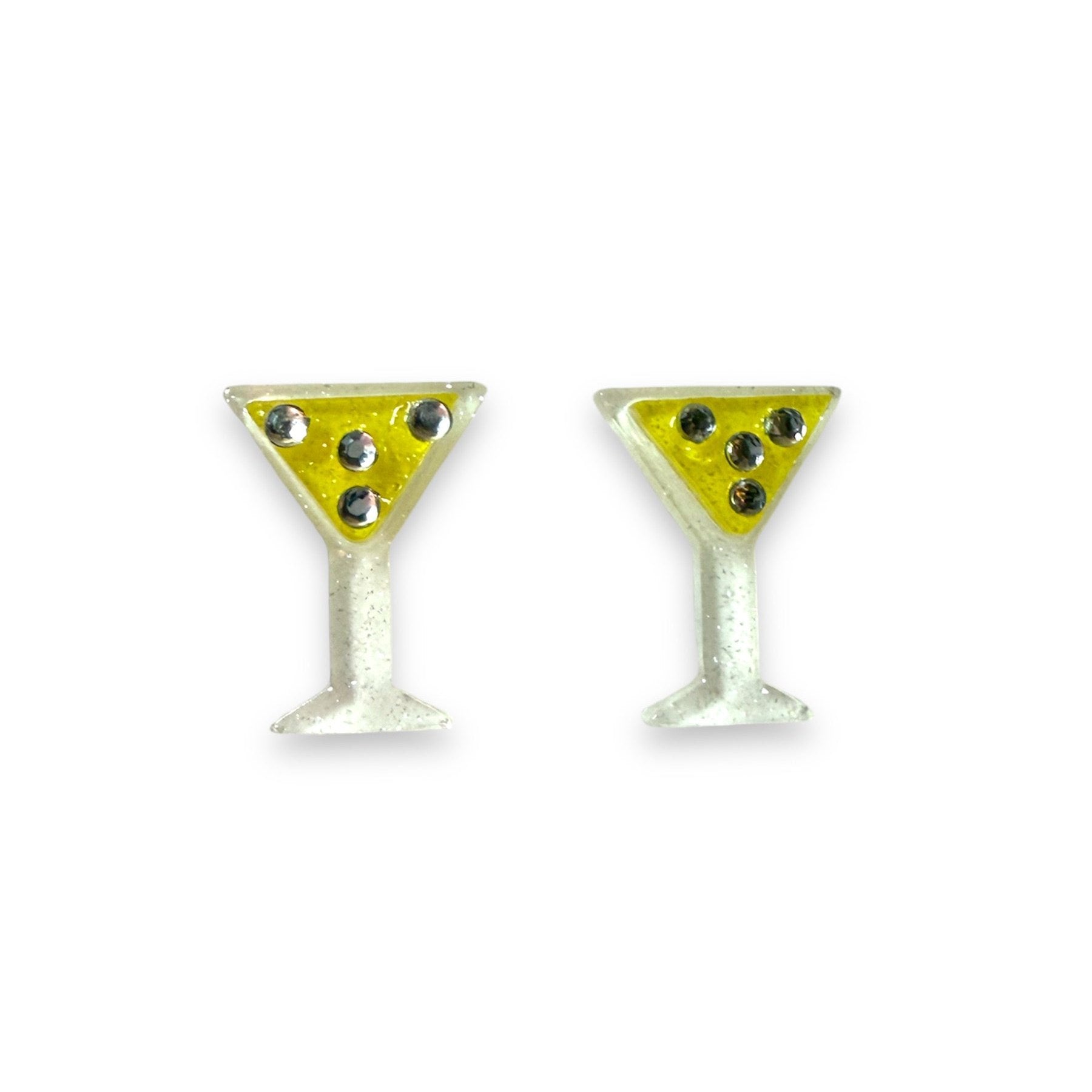 Itty-Bitty Martini Earrings by Lipstick &amp;amp; Chrome
