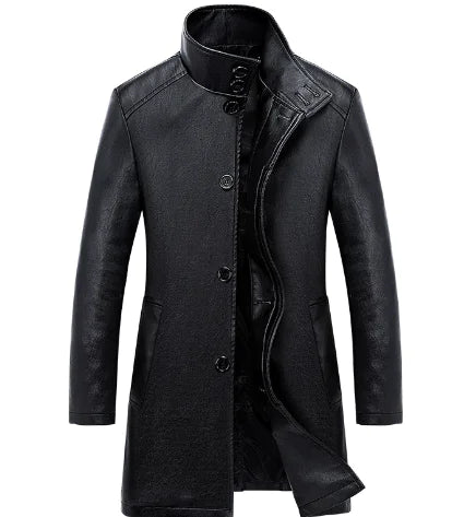 Style Loft Collection Thames House Vegan Leather Trench Coat