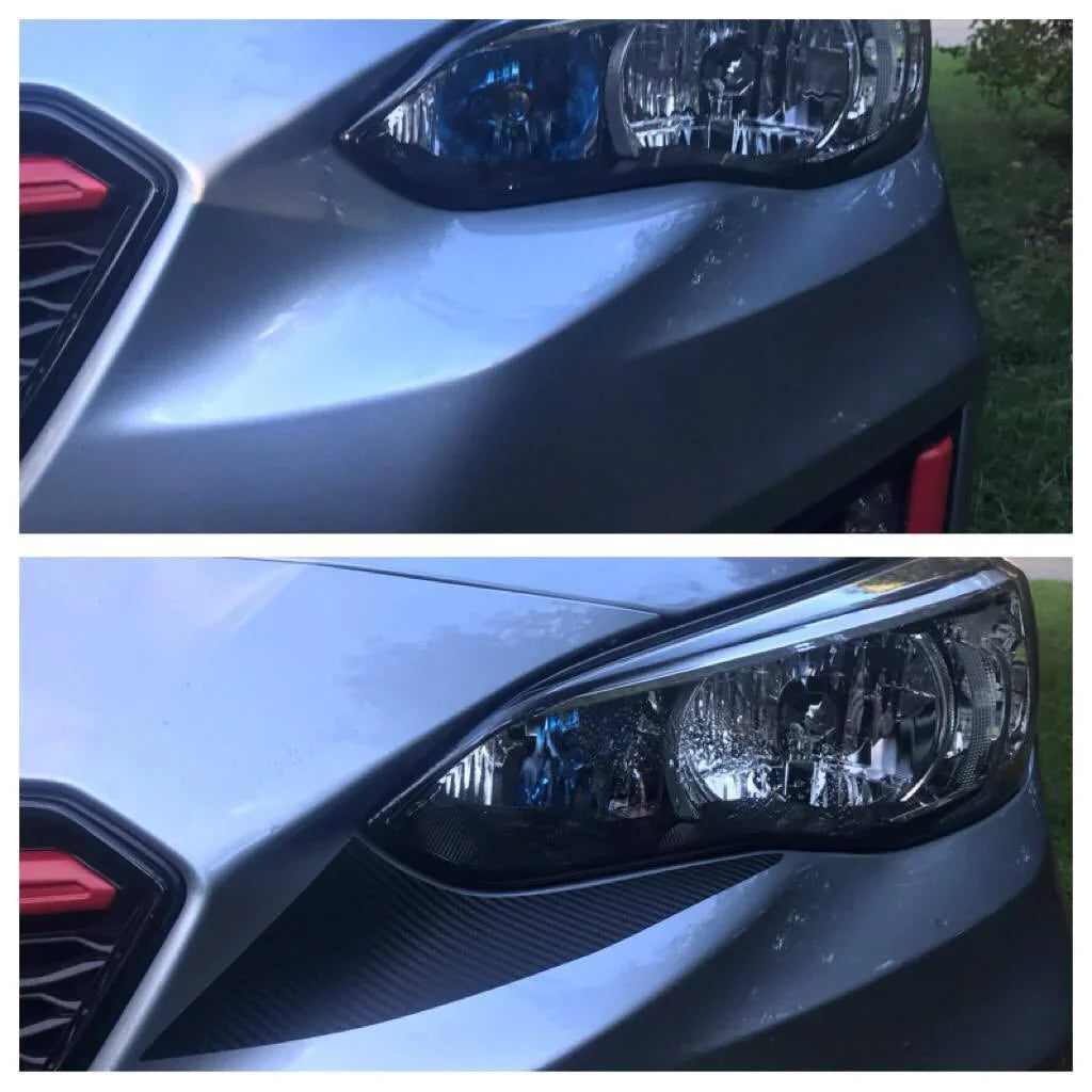 JDM Style 3D Carbon Fiber Headlight Accents - 2018+ Crosstrek / 2017+ Impreza