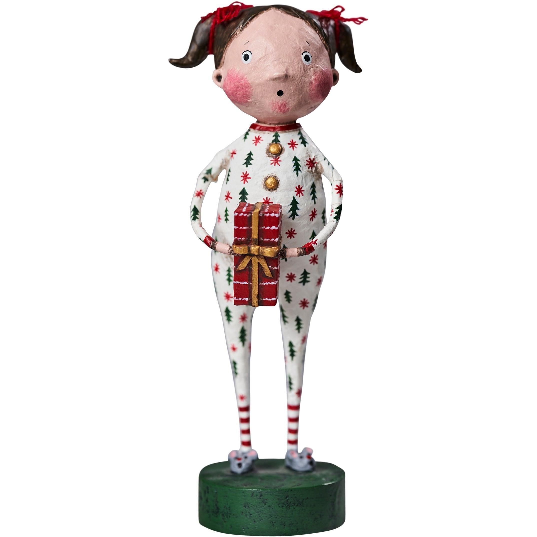 Jenny&amp;#39;s Christmas Jammies Lori Mitchell Holiday Figurine