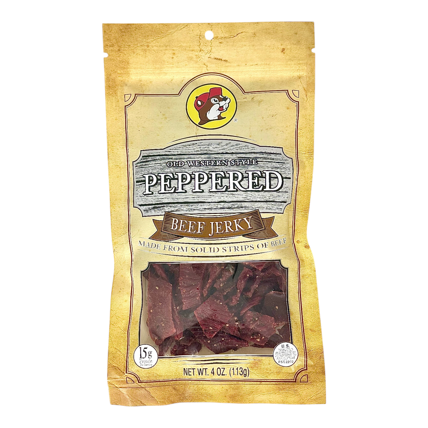 Old Western Style Peppered Beef Jerky