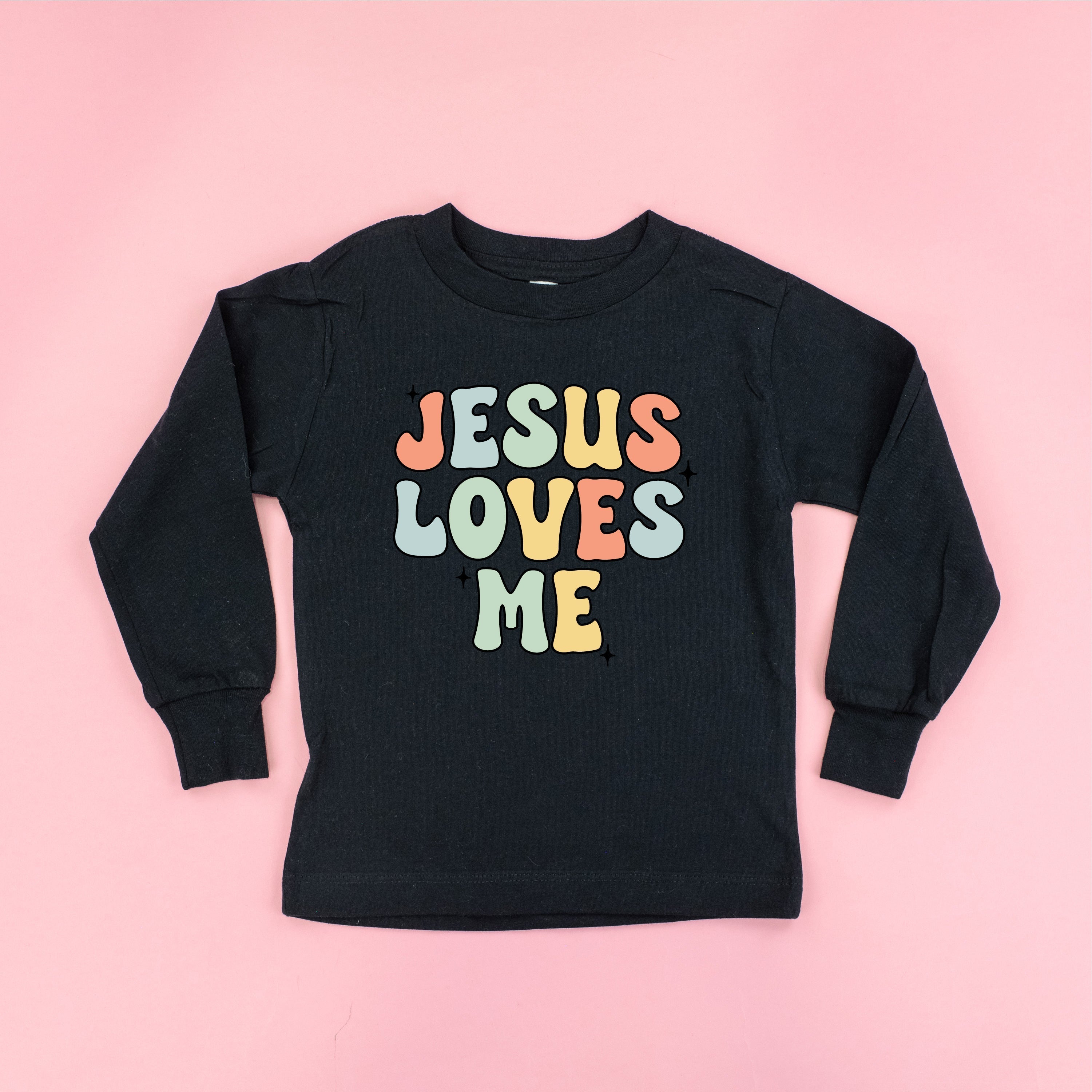 Boy Version - Jesus Loves Me - Child Long Sleeve Tee