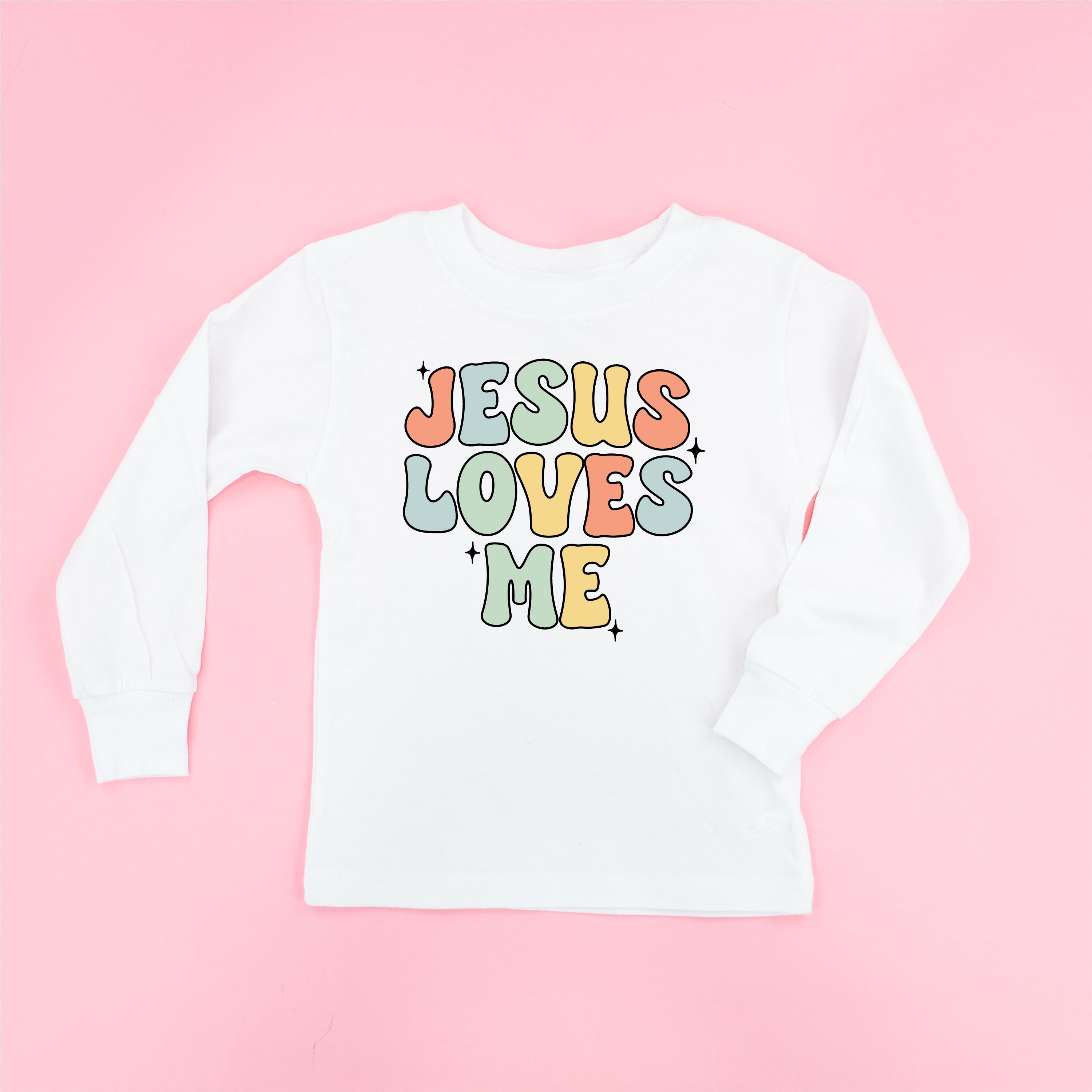 Boy Version - Jesus Loves Me - Child Long Sleeve Tee