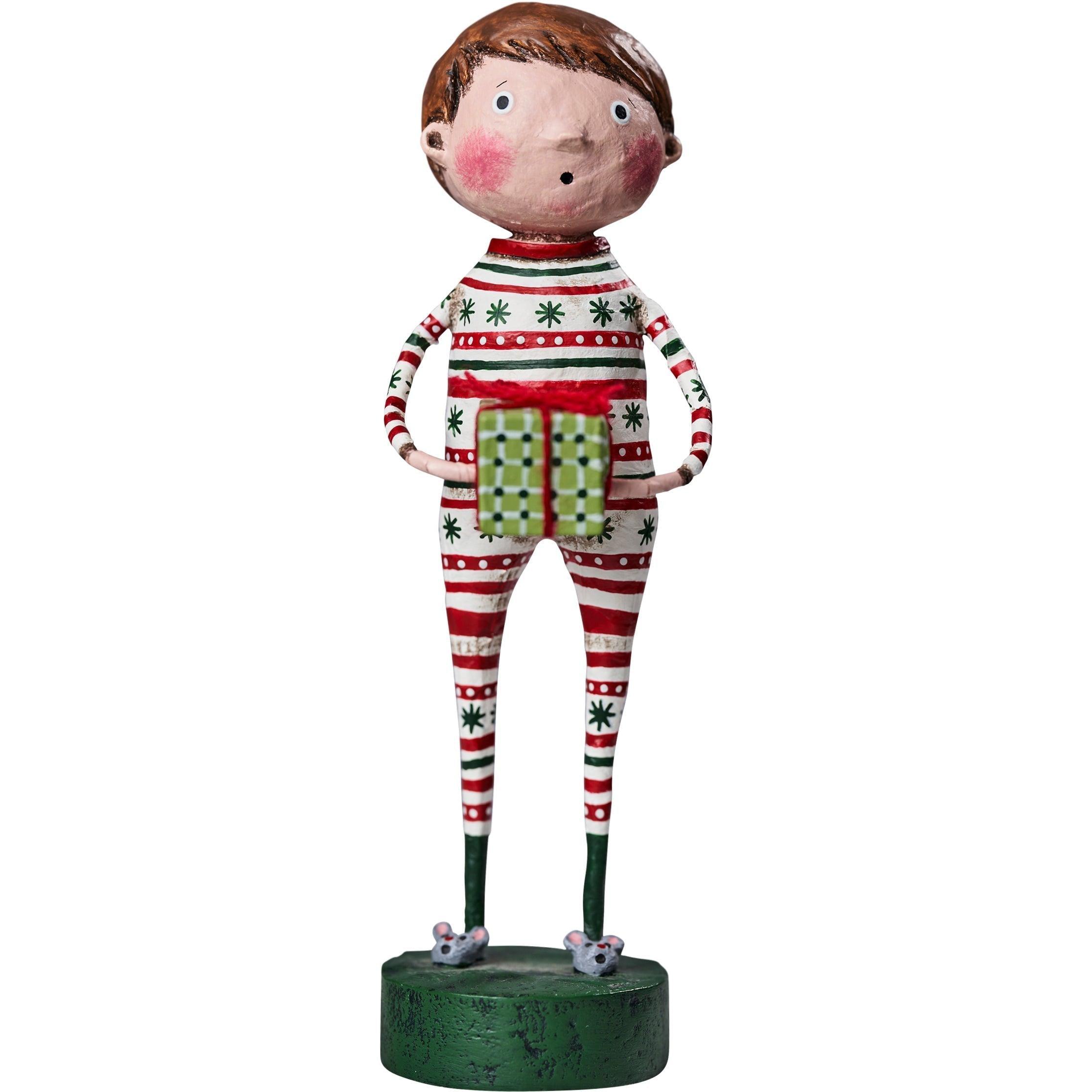 Joey&amp;#39;s Christmas Jammies Lori Mitchell Holiday Figurine