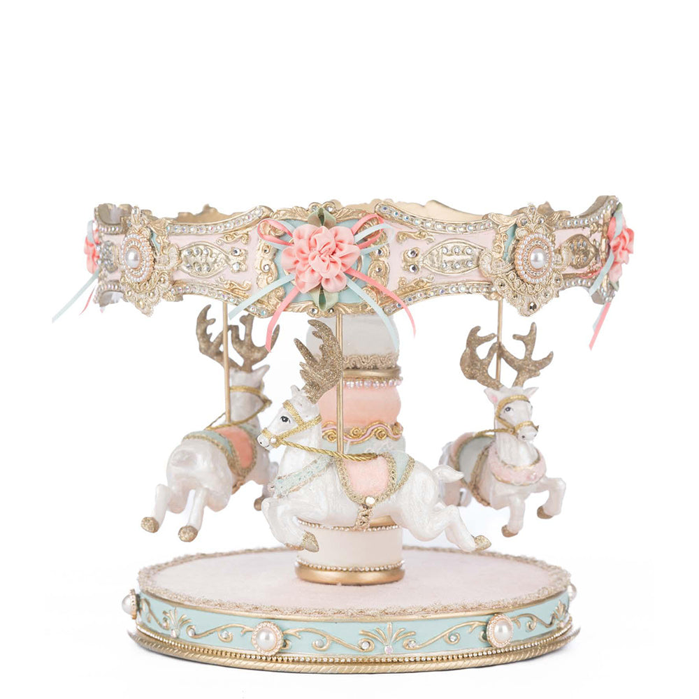 Joyeux Noel Carousel Cake Plate by Katherine&amp;#39;s Collection