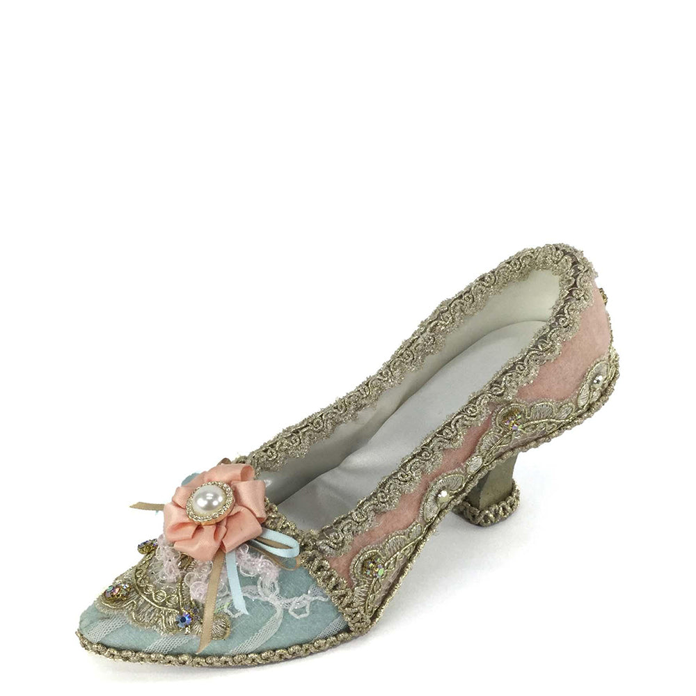 Joyeux Noel Fancy Tabletop Shoe by Katherine&amp;#39;s Collection
