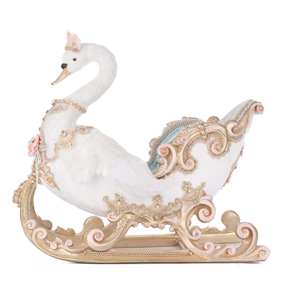 Joyeux Noel Swan Sleigh by Katherine&amp;#39;s Collection