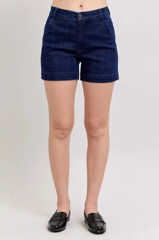 Trendsi Judy Blue Denim Shorts Women&amp;#39;s Fashion Casual High Waist Comfort Fit