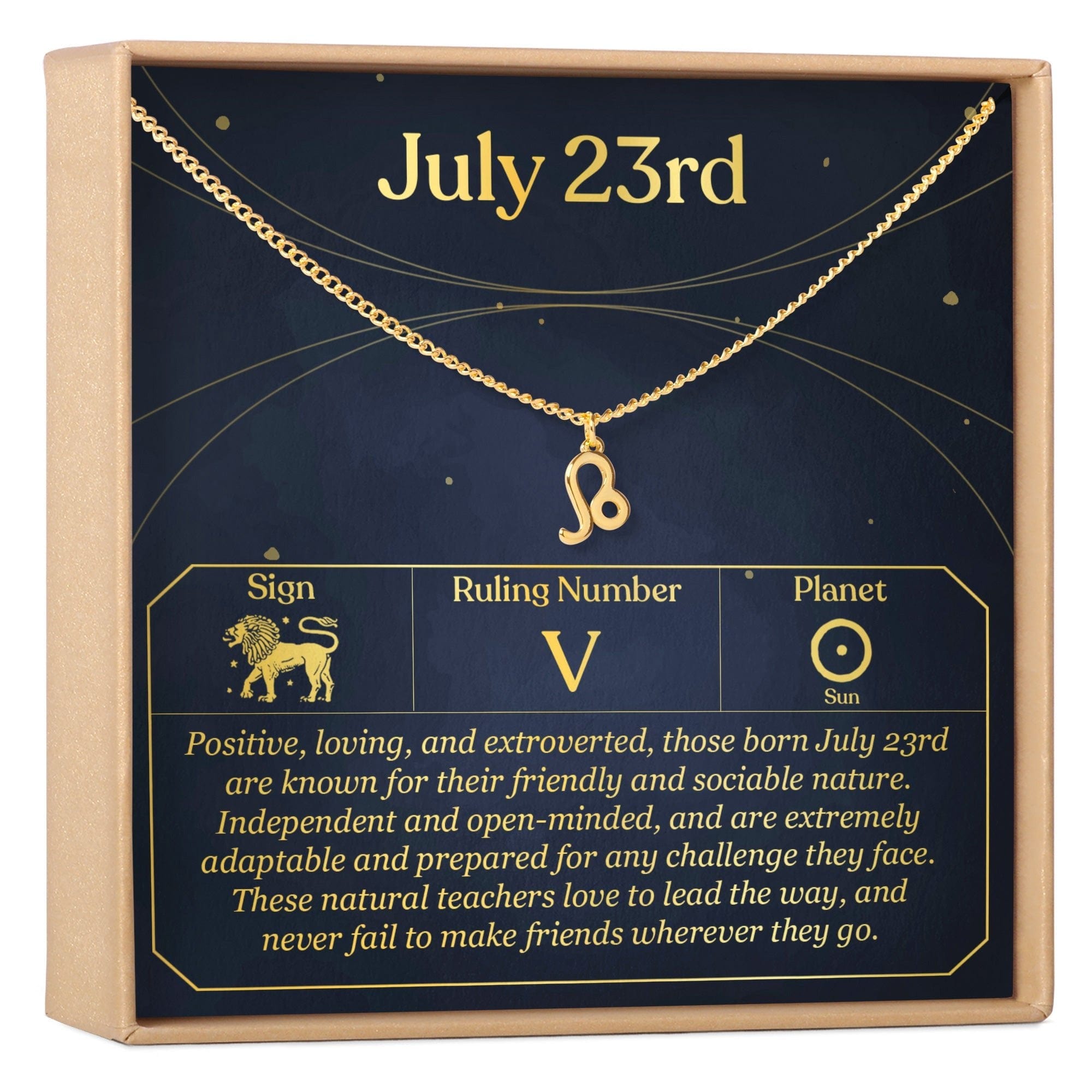 JULY 23RD LEO NECKLACE