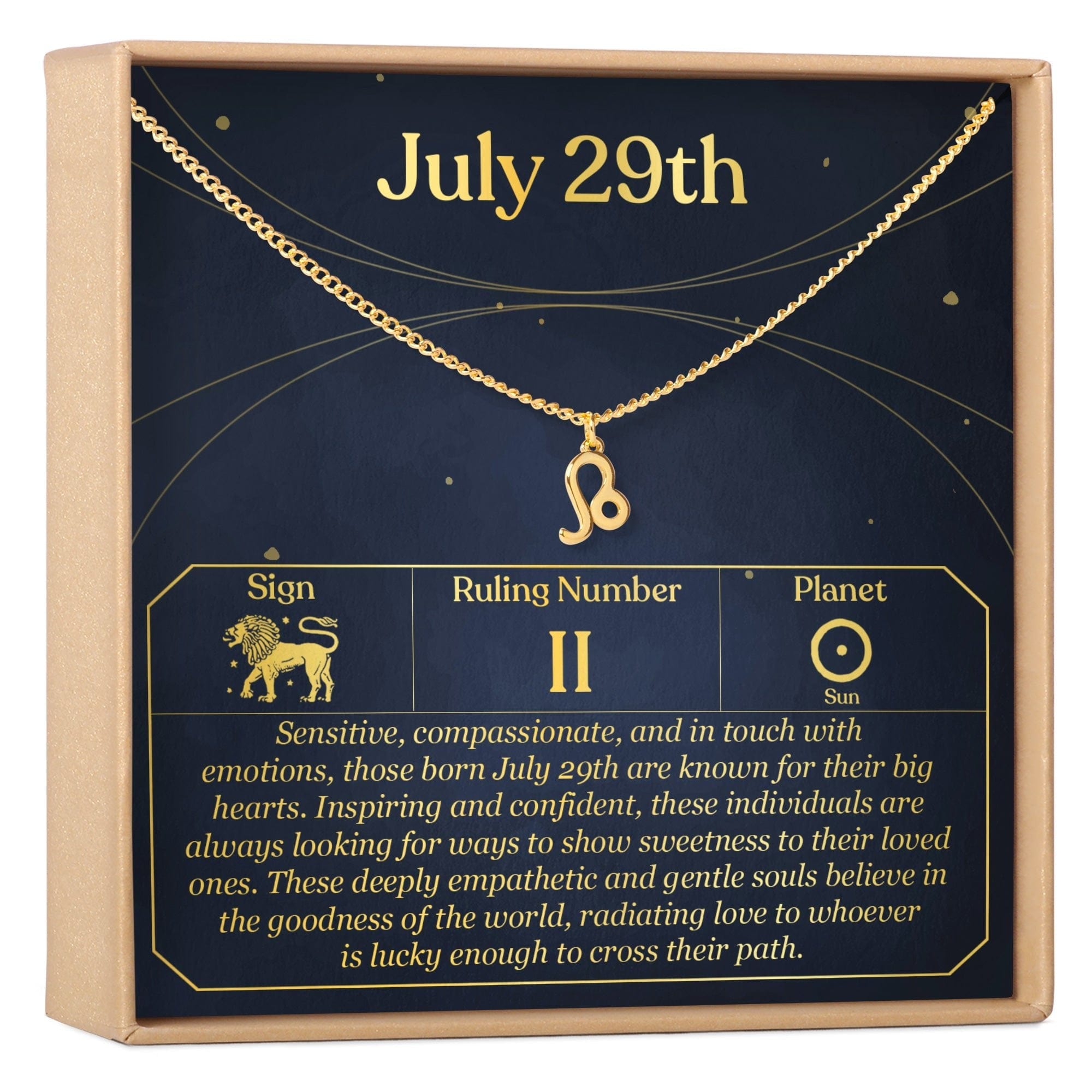 JULY 29TH LEO NECKLACE