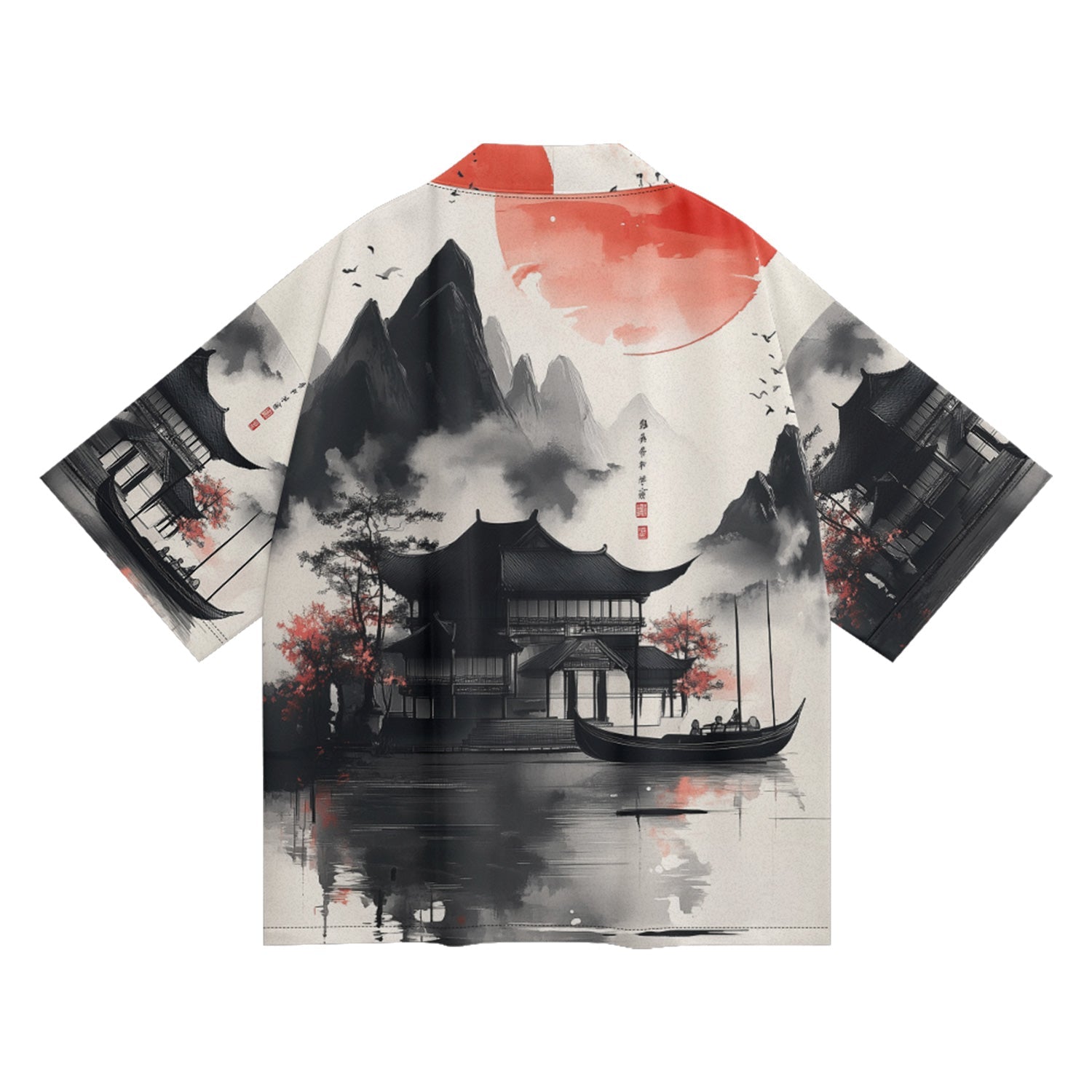 K27 Lake &amp;amp; Mountain Kimono