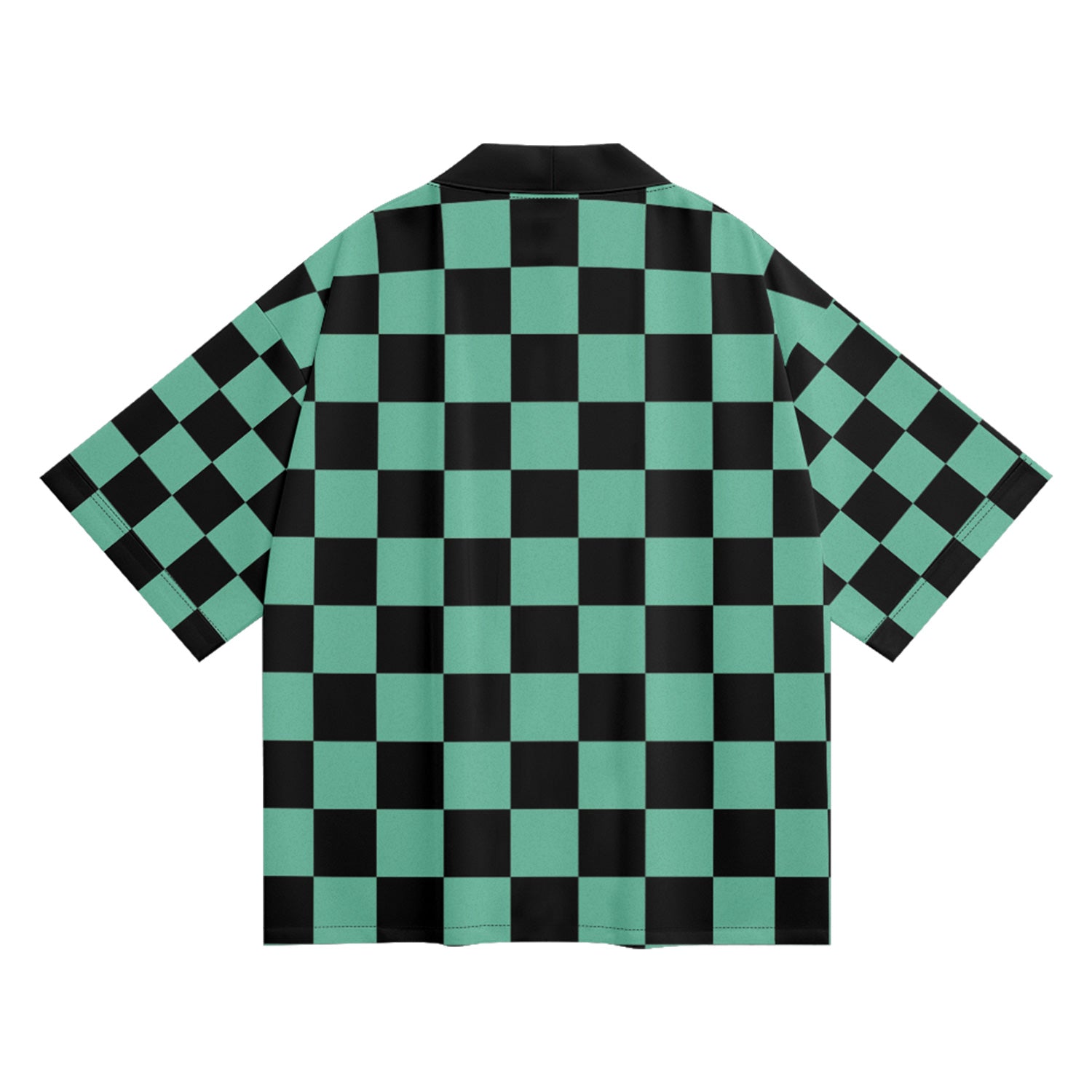K33 Green Checker Kimono