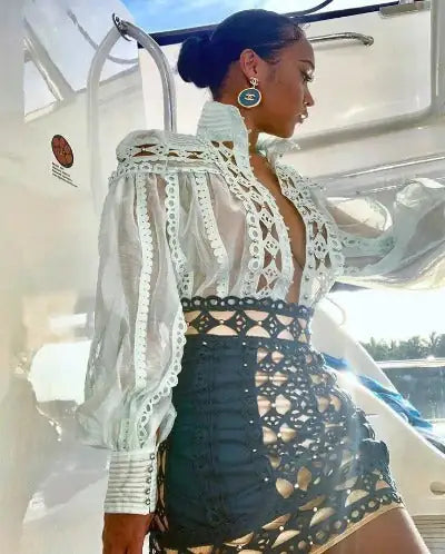 Style Loft Collection Soft Cotton Floral Blouse