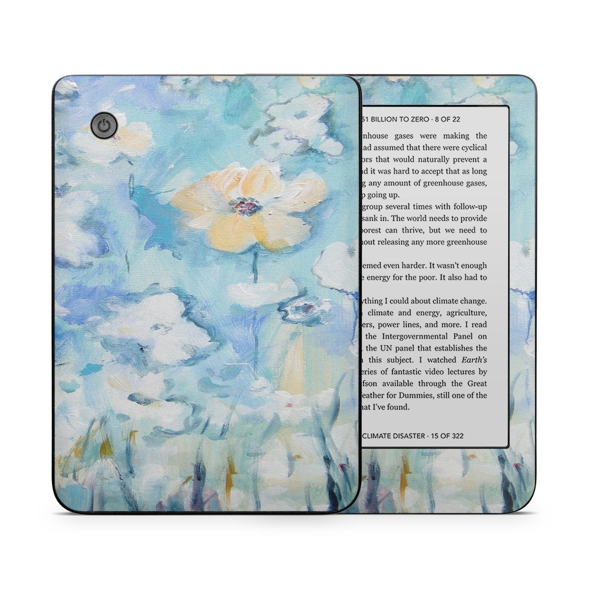 White &amp;amp; Blue - Kobo Clara 2E Skin