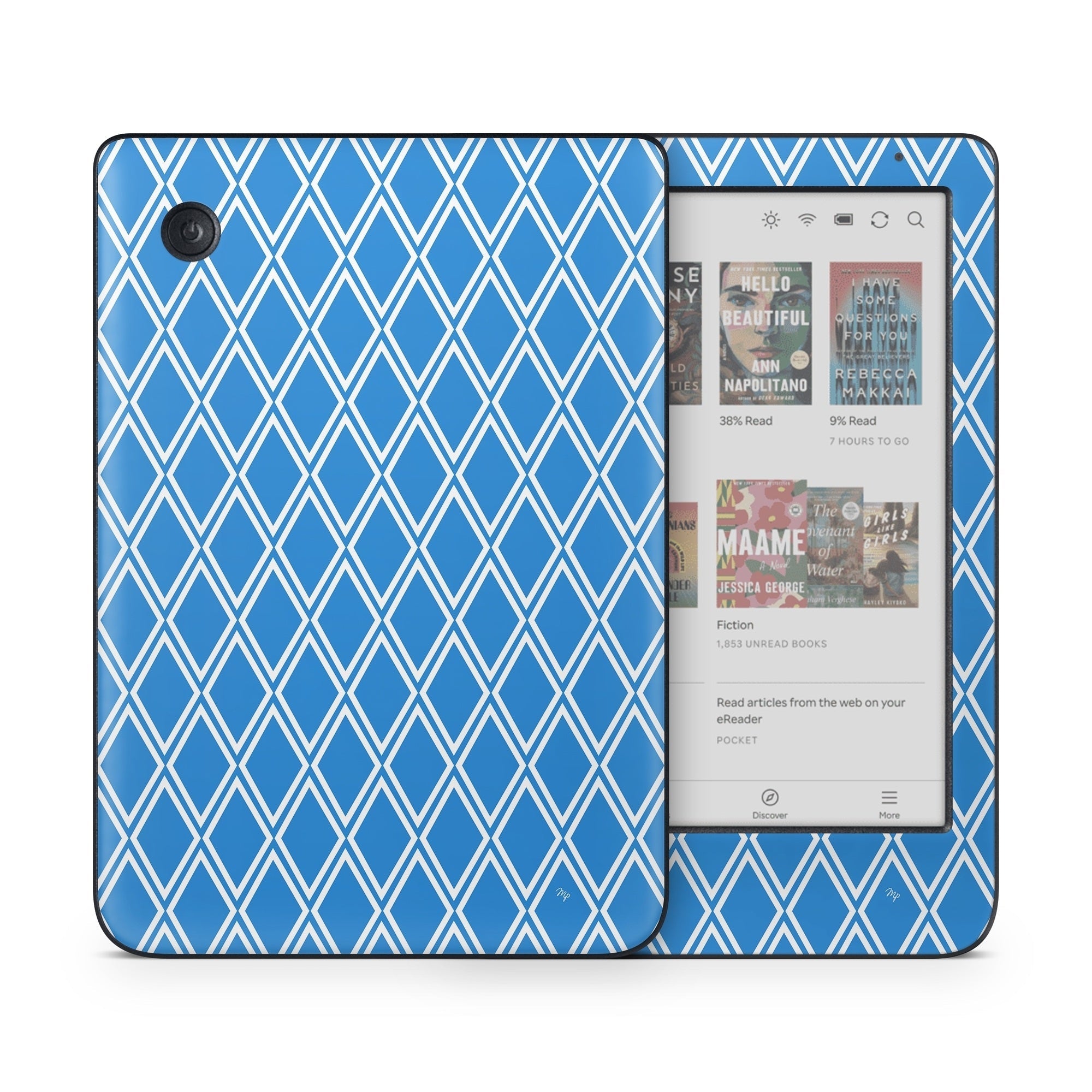 Blue Checks - Kobo Clara Colour Skin