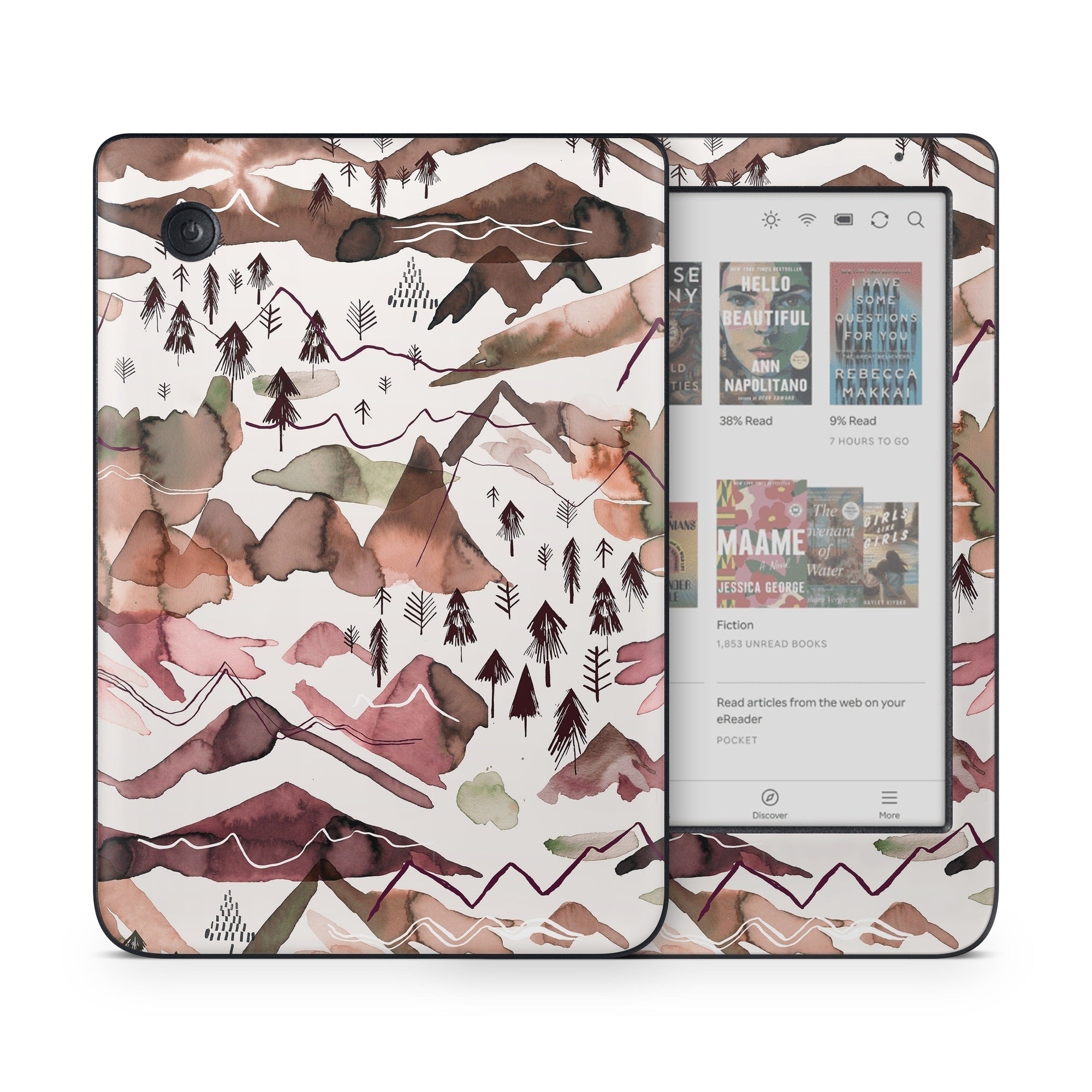 Red Mountains - Kobo Clara Colour Skin