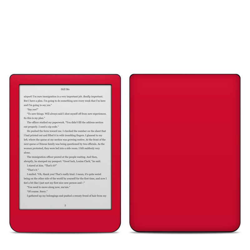 Solid State Red - Kobo Clara HD Skin