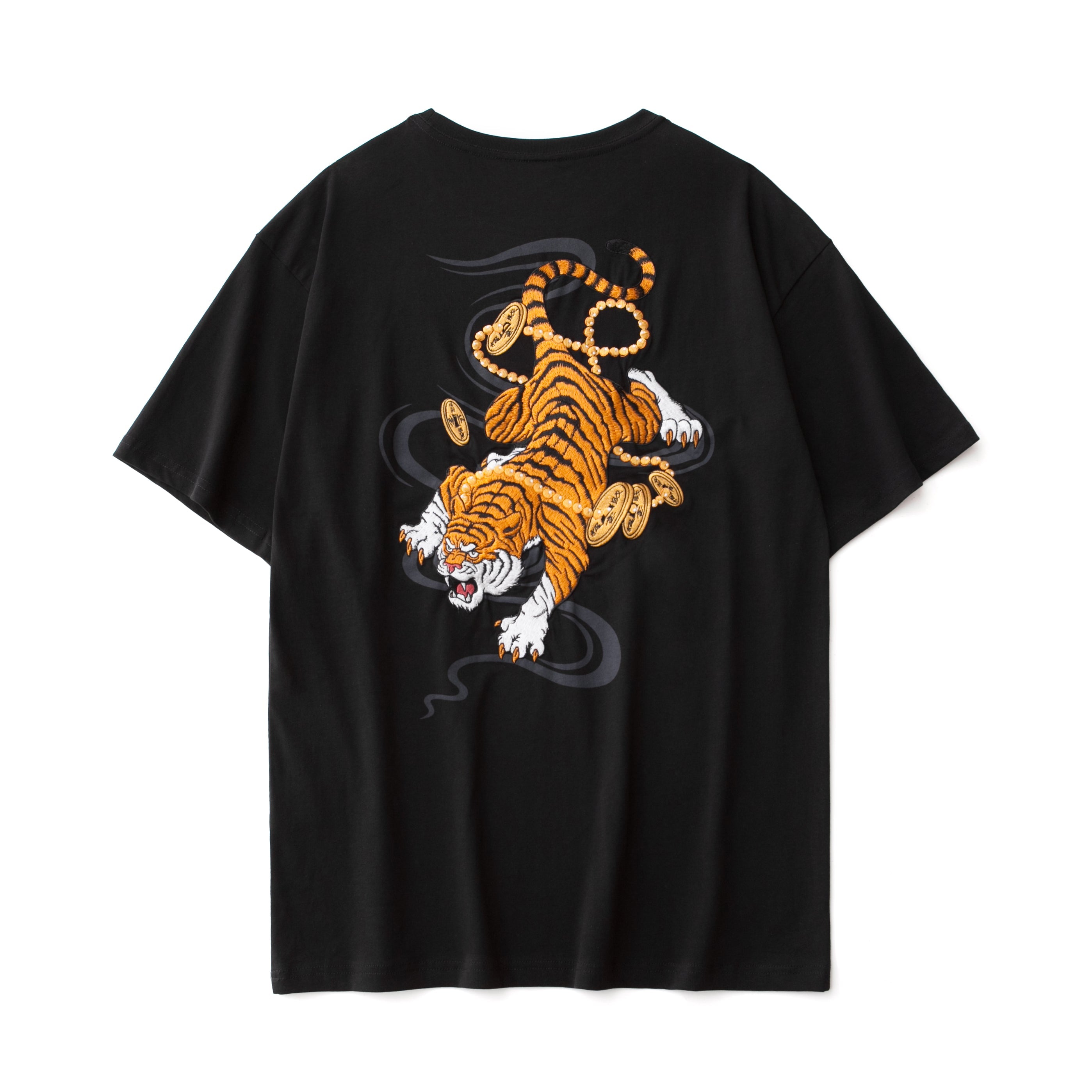 KH5398 Rich Tiger Embroidery Tee