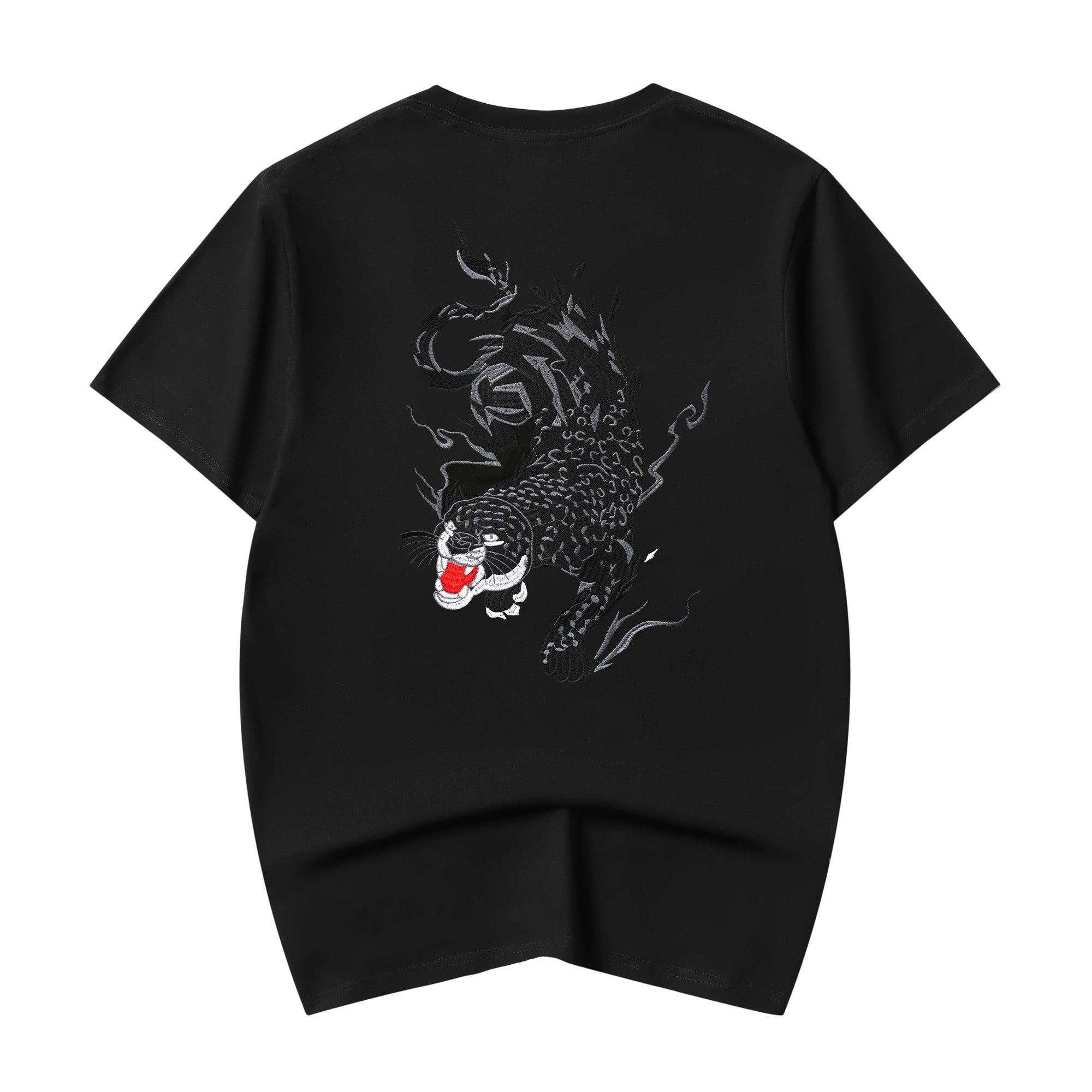 KH802 Raging Panther Embroidery Tee