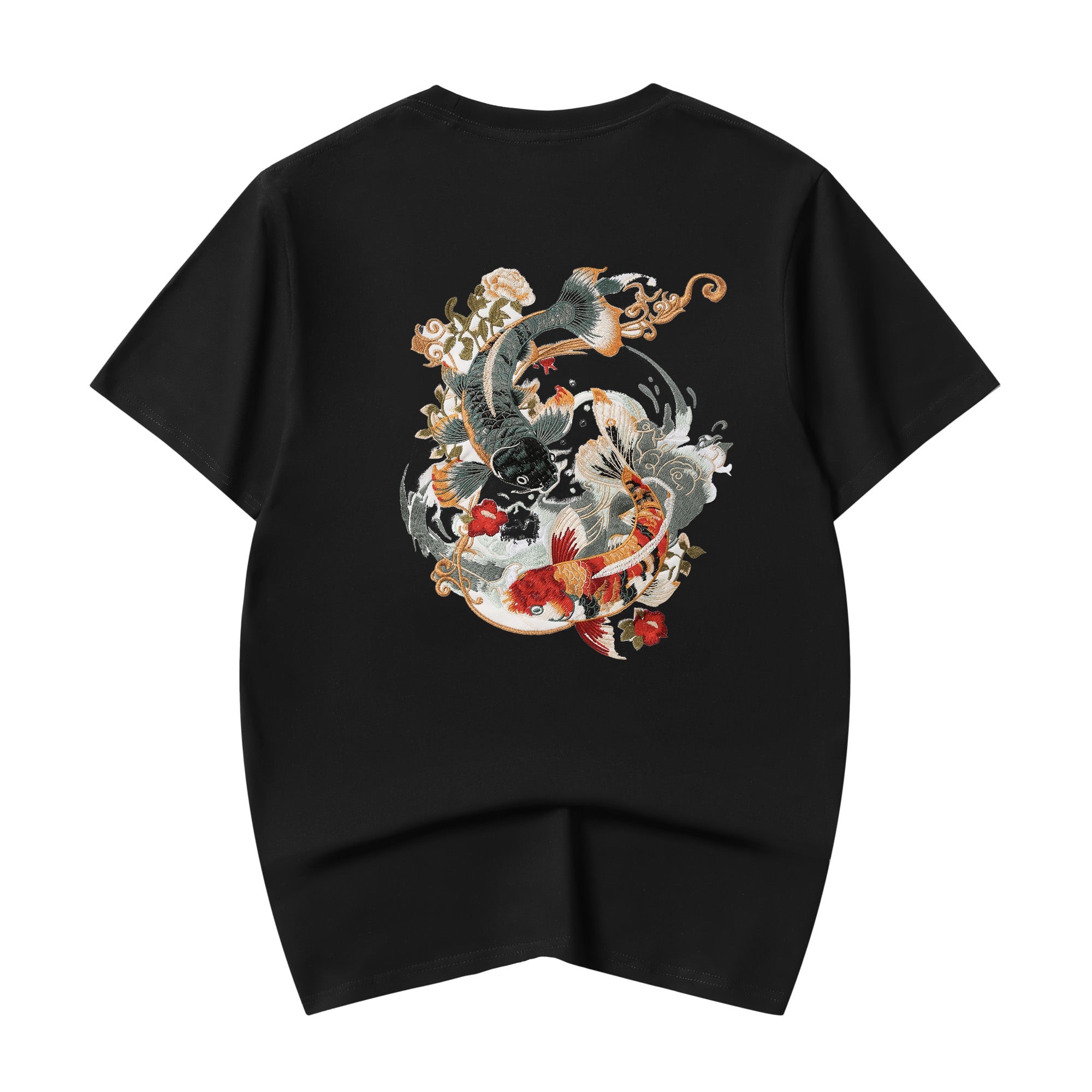 KH880 Koi Embroidery Tee
