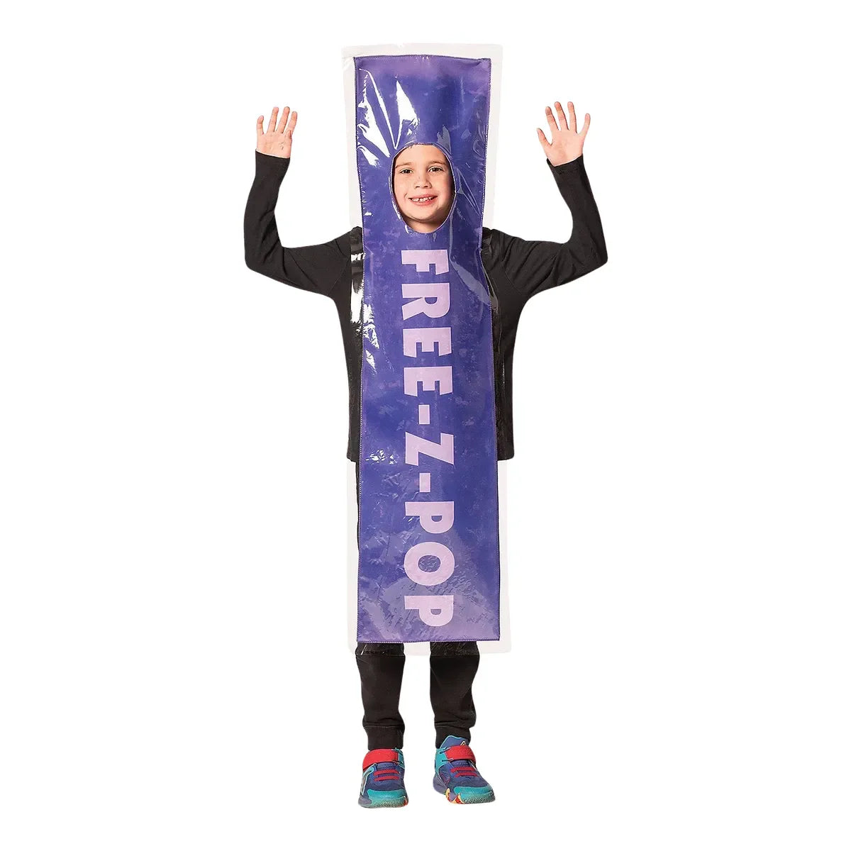Kids Purple Free-Z-Pop Ice Costume - Medium 7-10