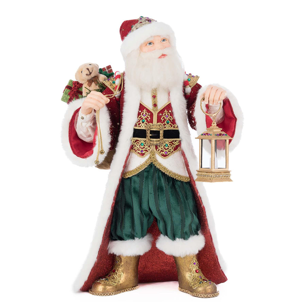 King Christopher Claus with Lantern Tabletop by Katherine&amp;#39;s Collection