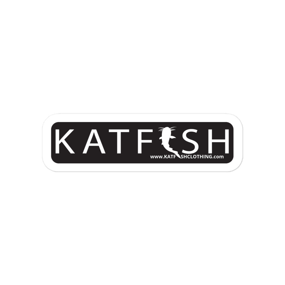 KATFISH Classic Black Decal (1&amp;#39;&amp;#39; x 4.5&amp;#39;&amp;#39;)