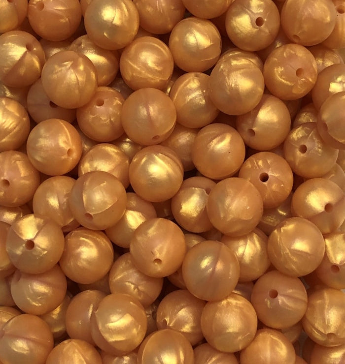 #13 HONEY MARBLE 15MM SOLID (1ct)