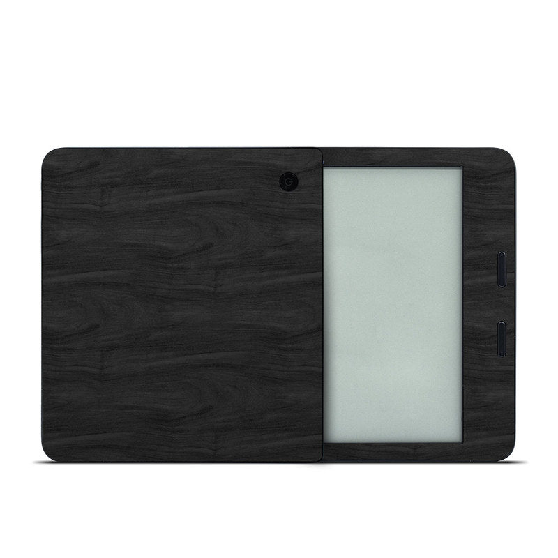 Black Woodgrain - Kobo Libra 2 Skin