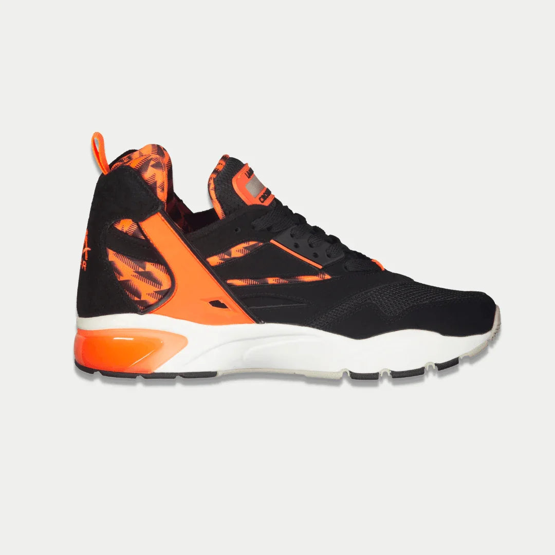 LA Gear Men&amp;#39;s Turbo Light-Up Mid | Black x Neon Red